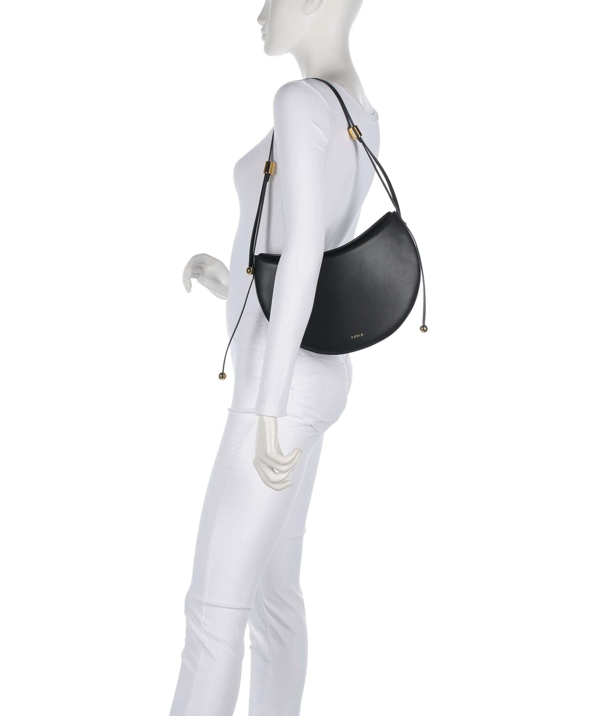 Furla Moonstone M Schoudertas nero - Image 3