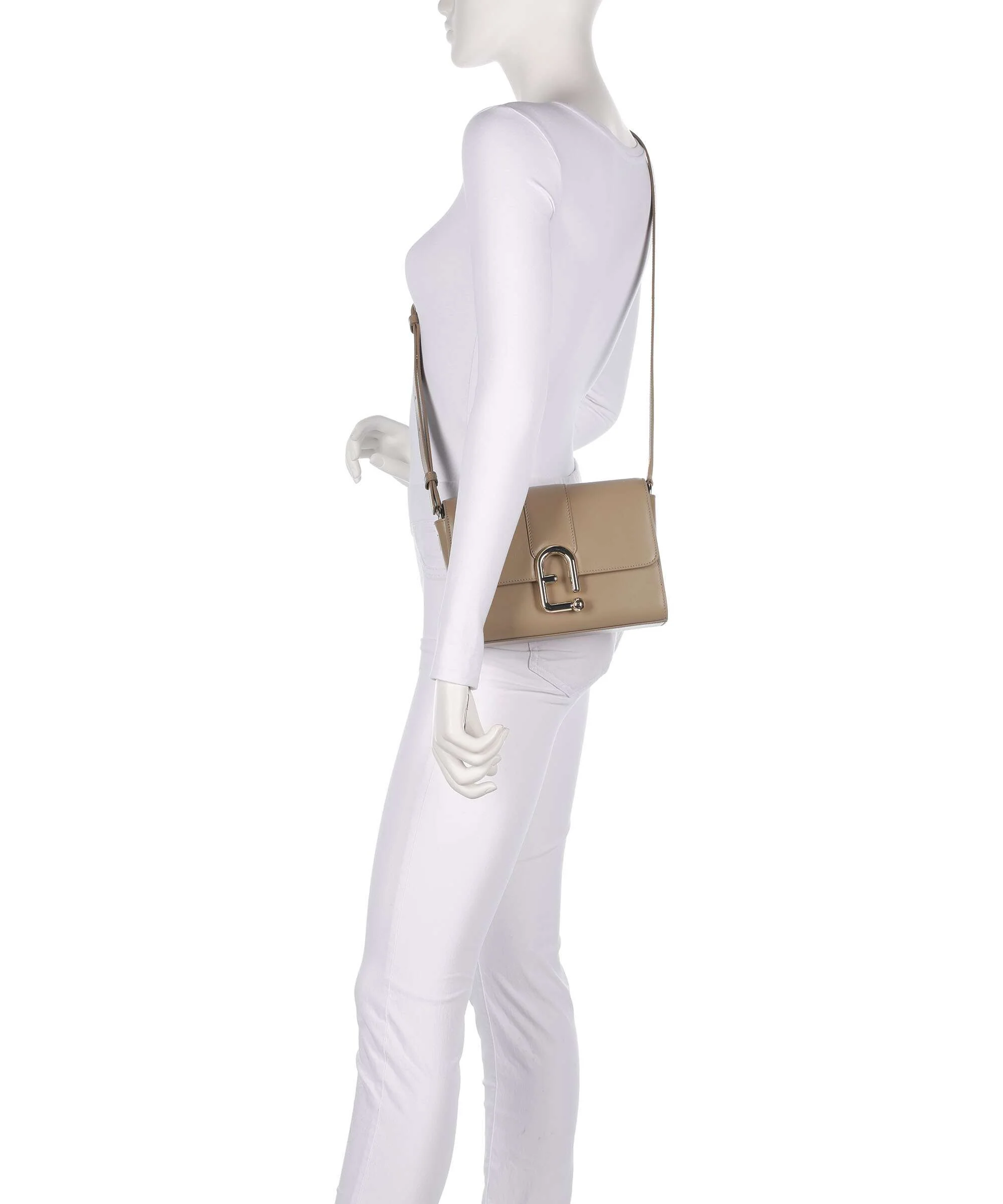 Furla Nuvola S Crossbody tas greige - Image 3
