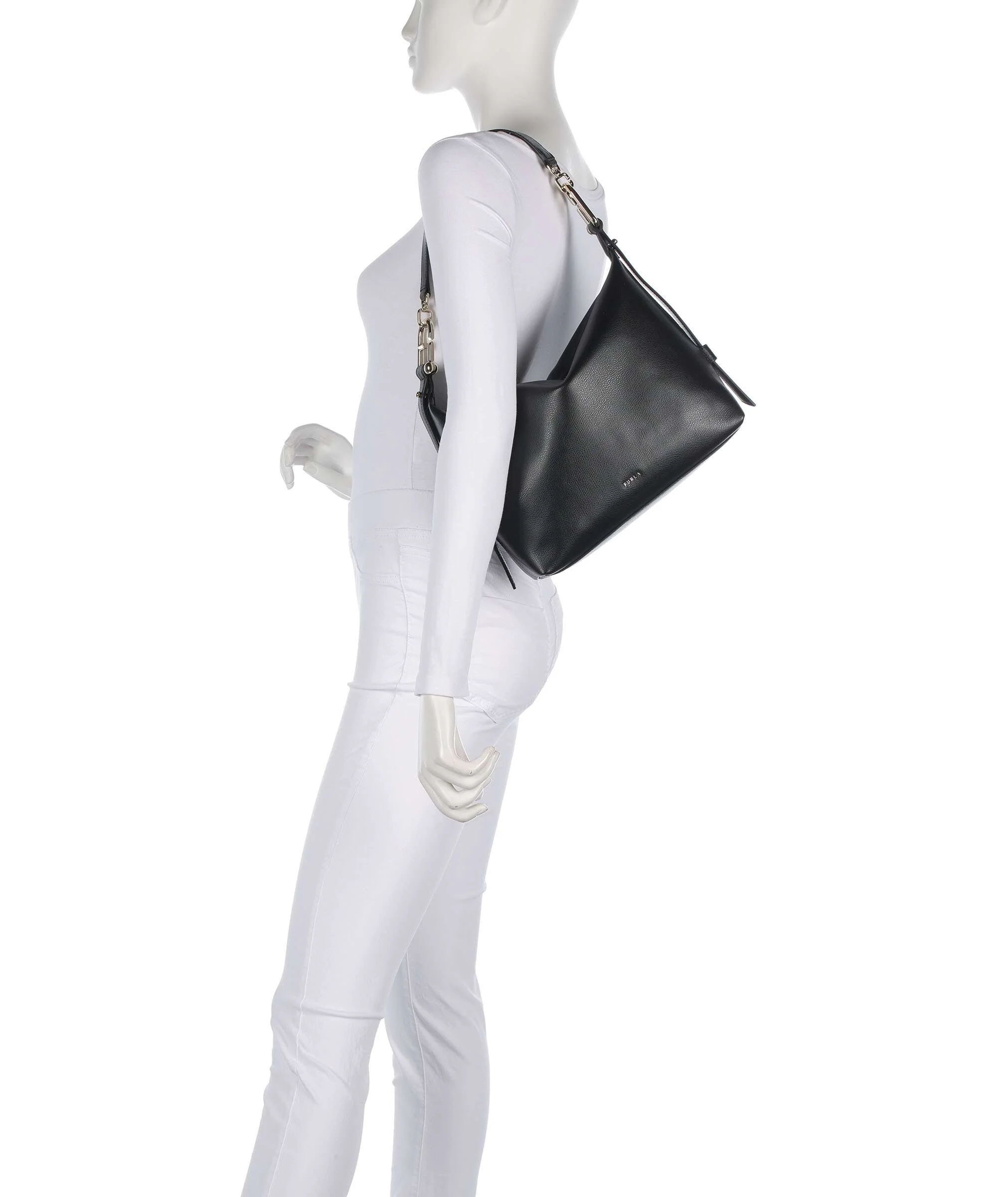 Furla Tonie M Hobo tas nero - Image 3