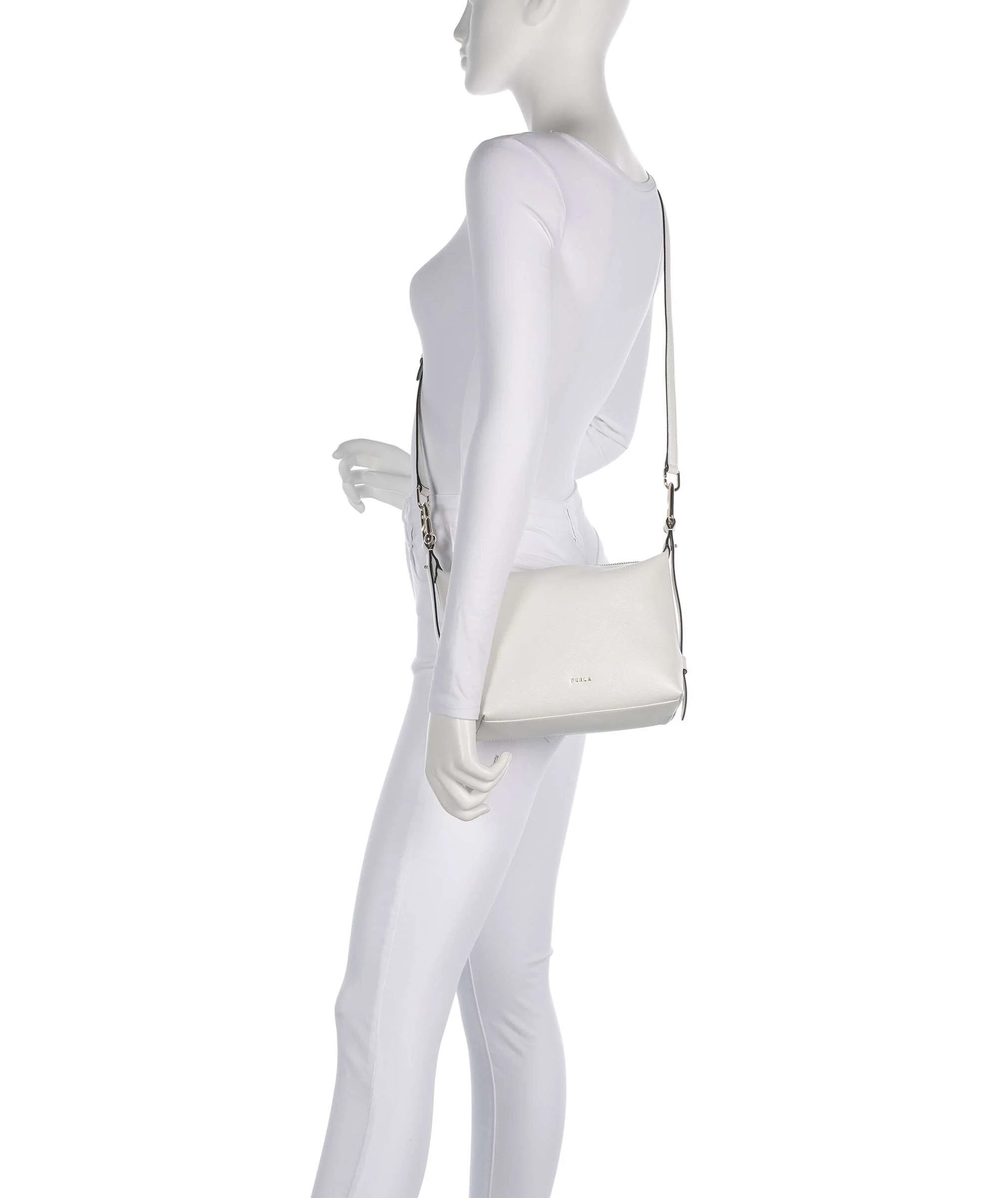 Furla Tonie Mini Schoudertas talco - Image 4