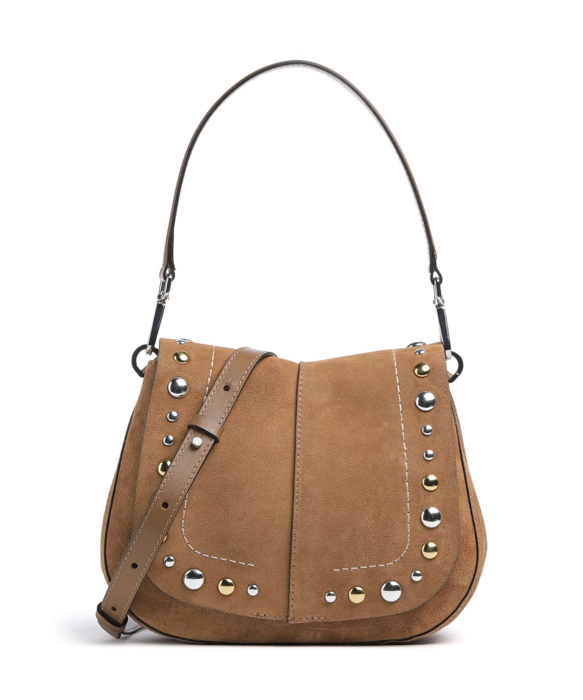 Gianni Chiarini Helena Round Schoudertas caramel
