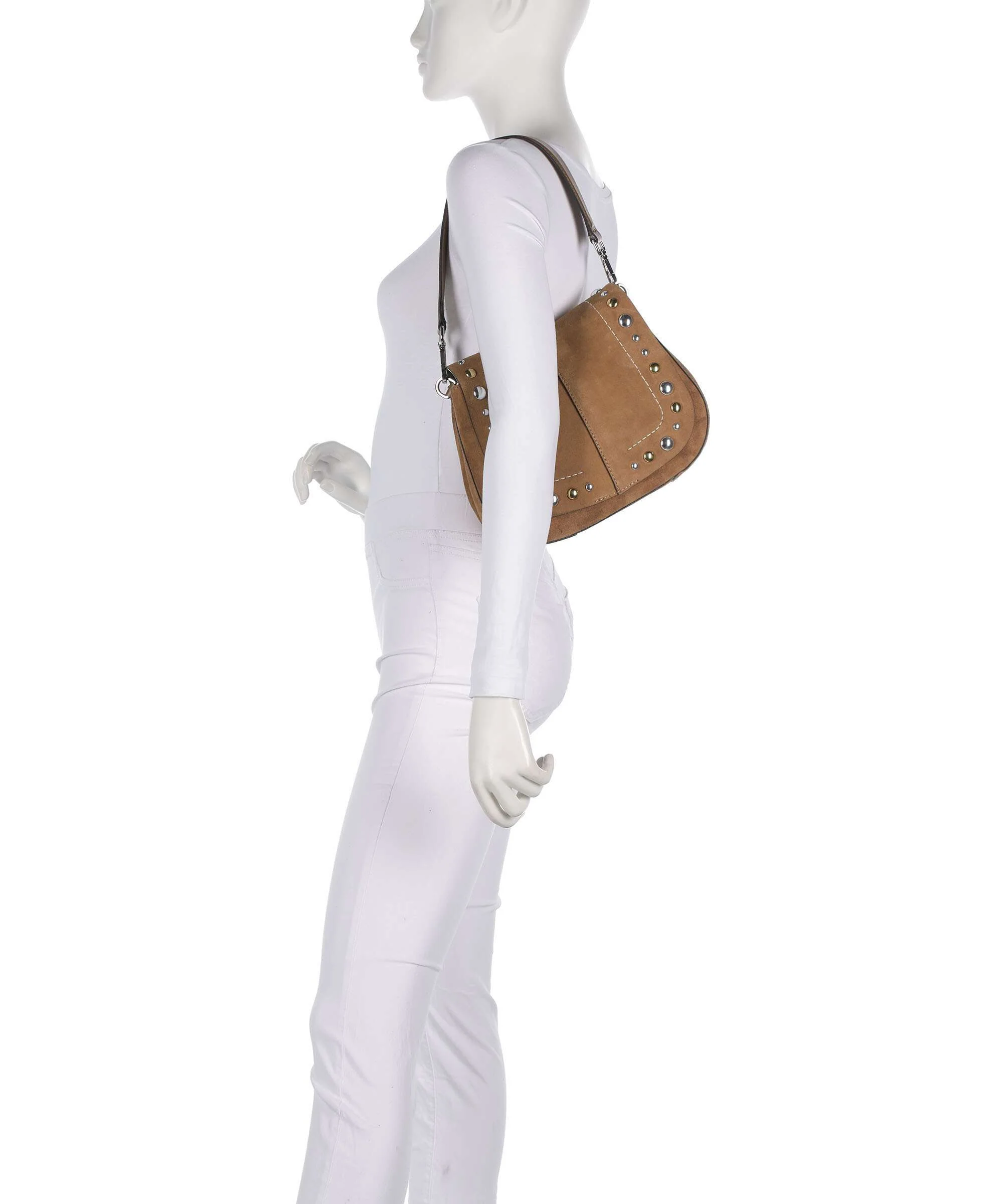 Gianni Chiarini Helena Round Schoudertas caramel - Image 3
