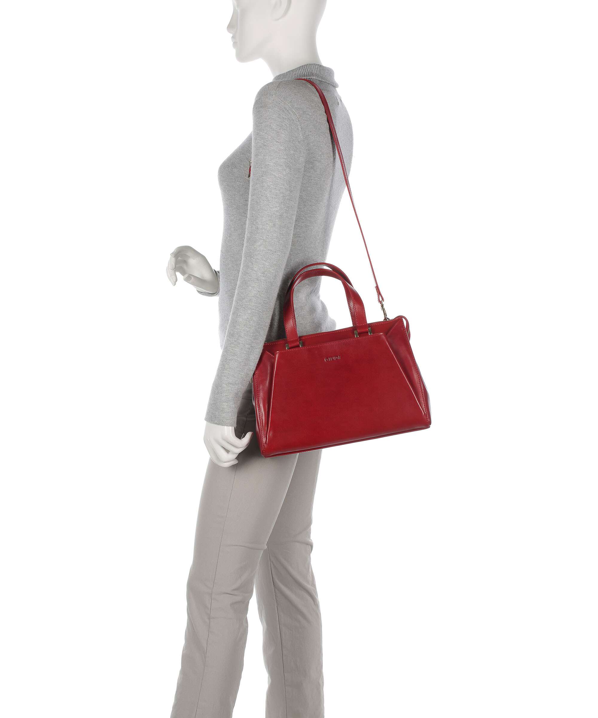 Giudi Crown Handtas red - Image 4