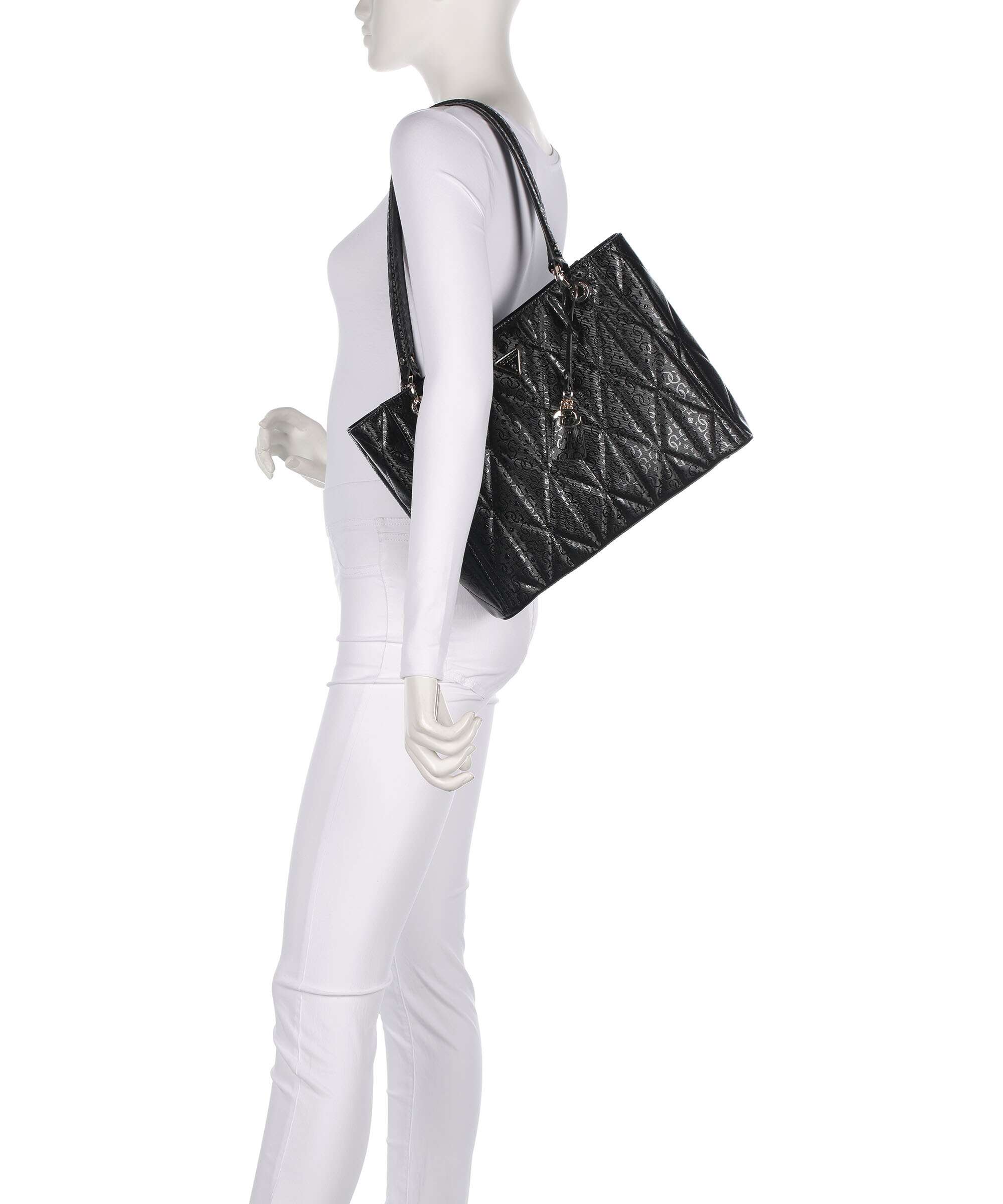 Guess Aldina G-Shine Boodschappentas black - Image 3