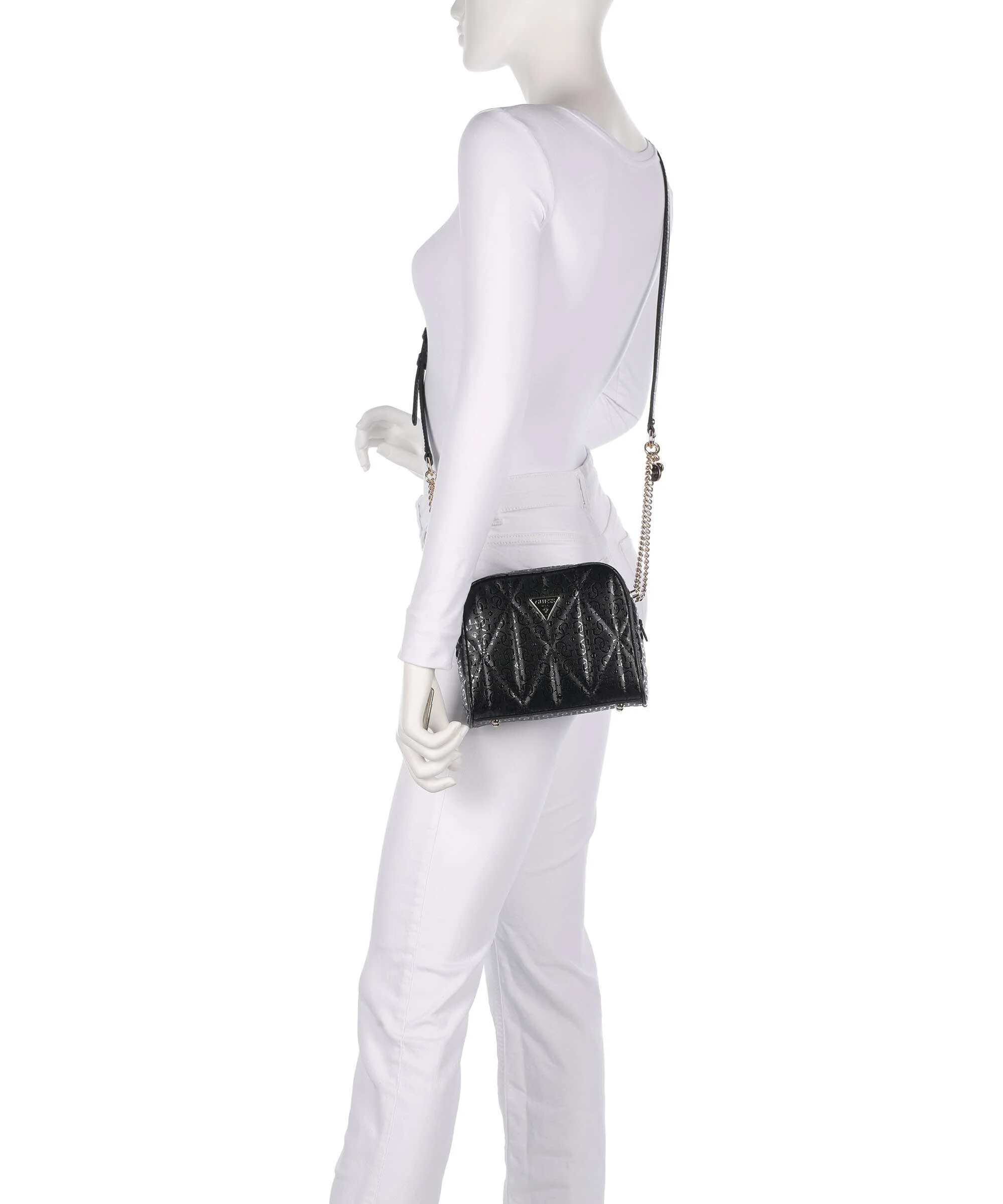 Guess Aldina G-Shine Crossbody tas black - Image 3
