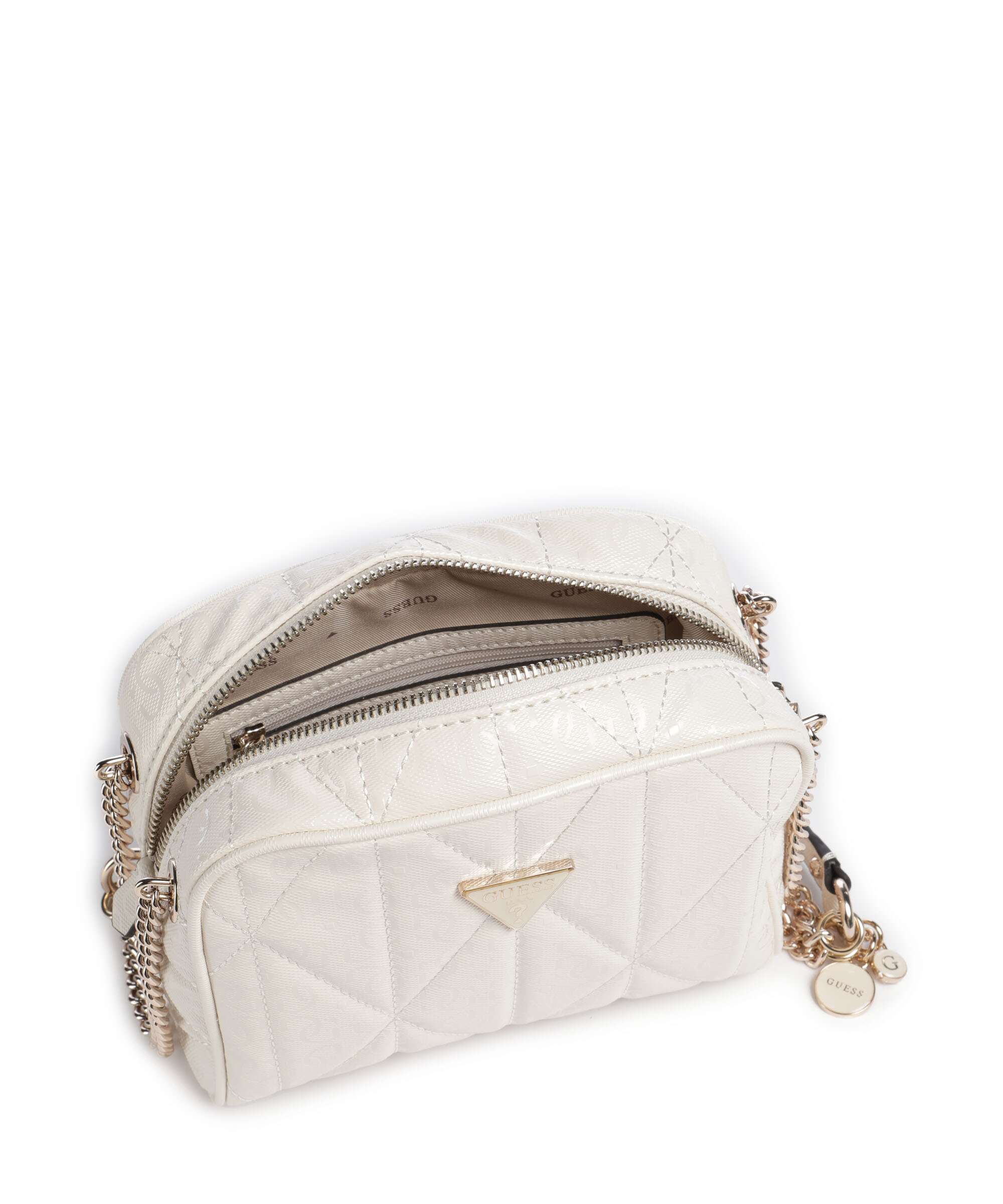 Guess Aldina G-Shine Crossbody tas offwhite - Image 6