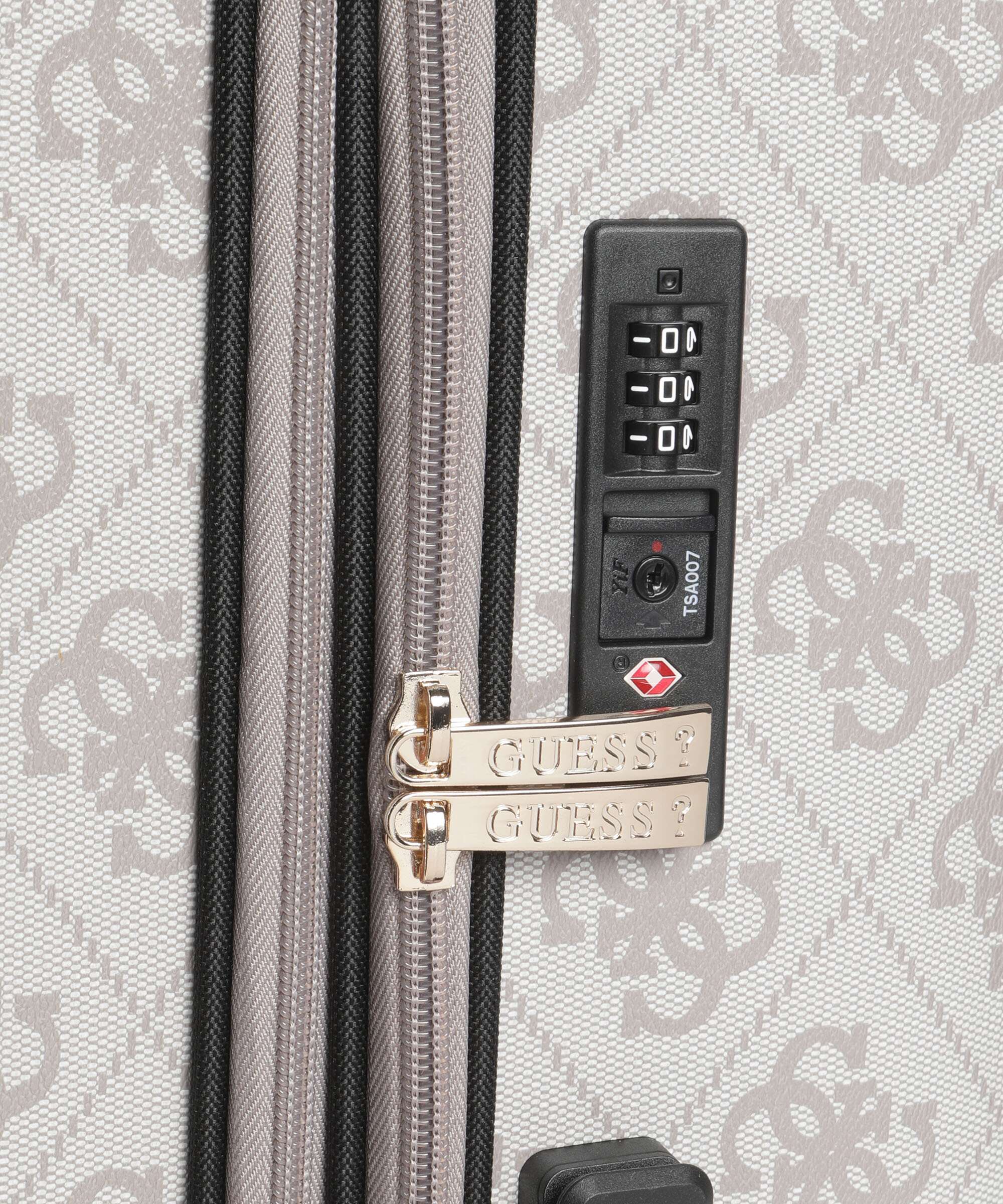 Guess Berta 4G Logo Trolley (4 wielen) dark taupe logo - Image 3