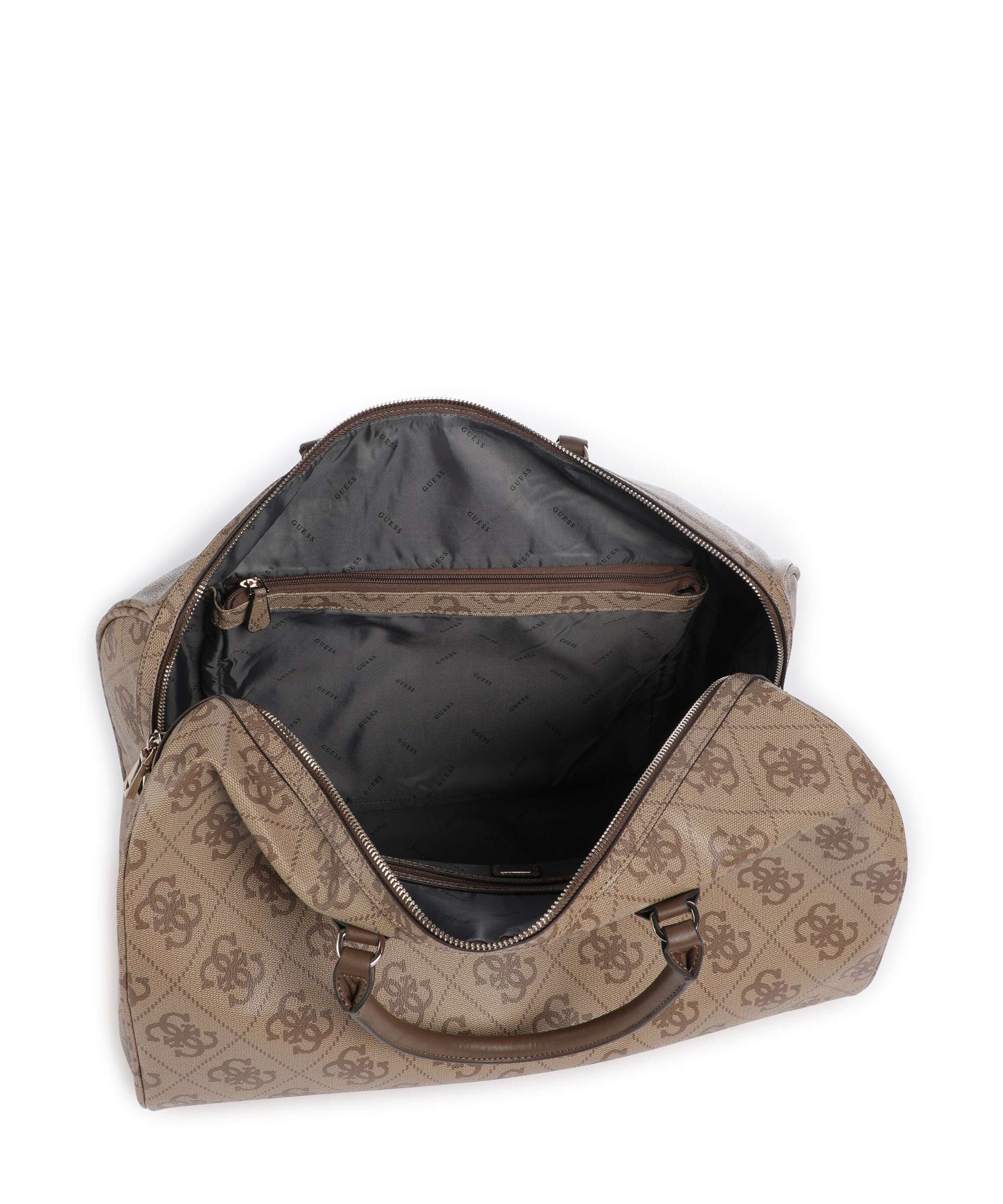 Guess Berta 4G Logo Weekendtas latte logo/brown - Image 5