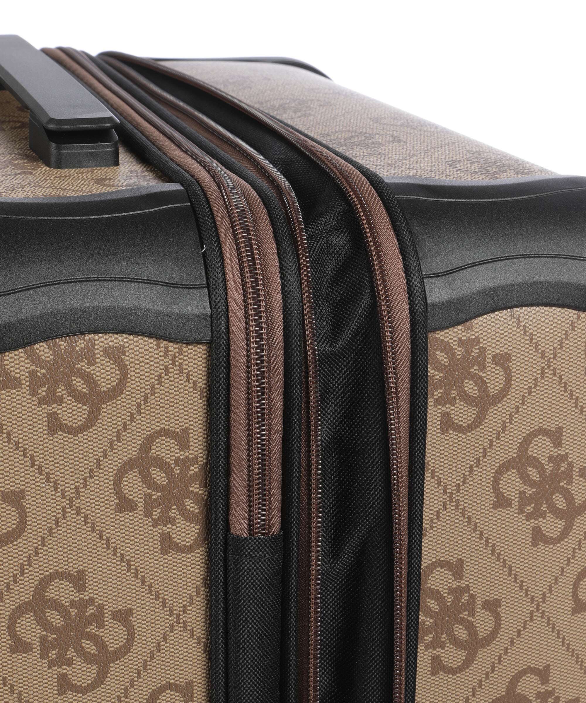 Guess Berta Maxi 4G Trolley (4 wielen) latte logo/brown - Image 4
