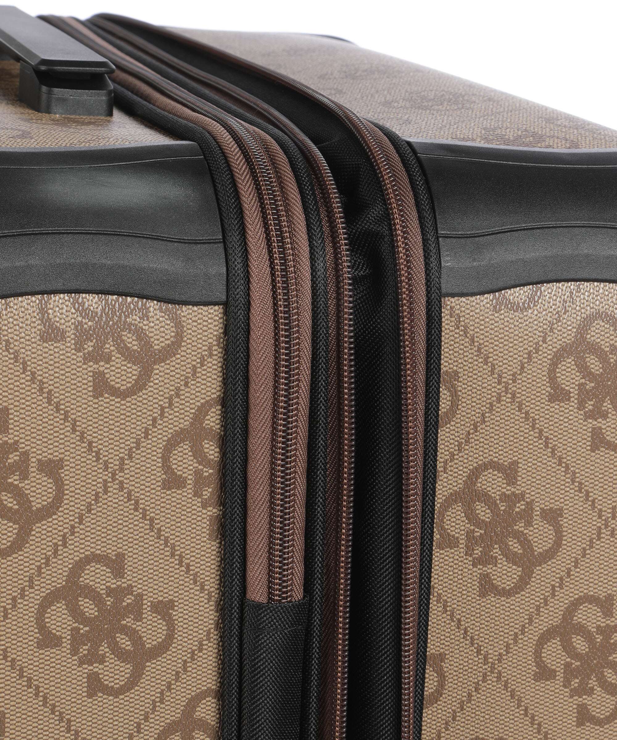Guess Berta Maxi 4G Trolley (4 wielen) latte logo/brown - Image 4