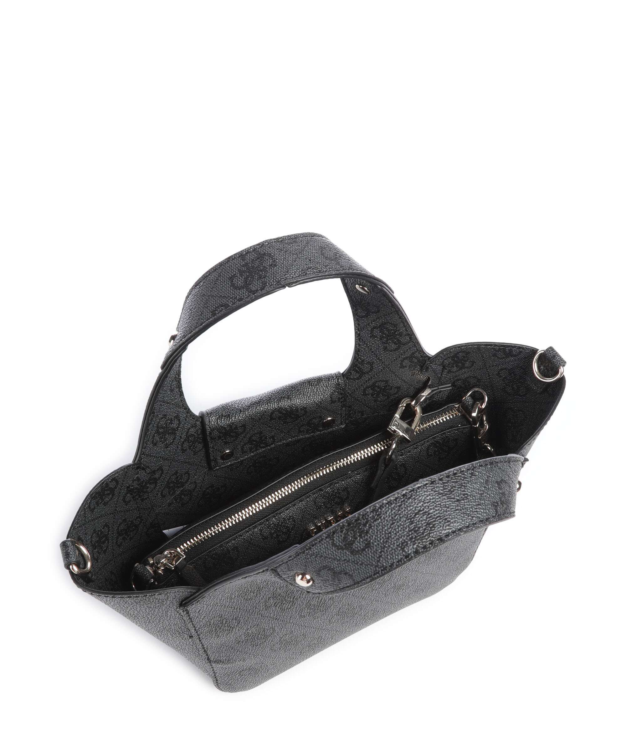 Guess Calista Mini Crossbody tas coal logo - Image 6