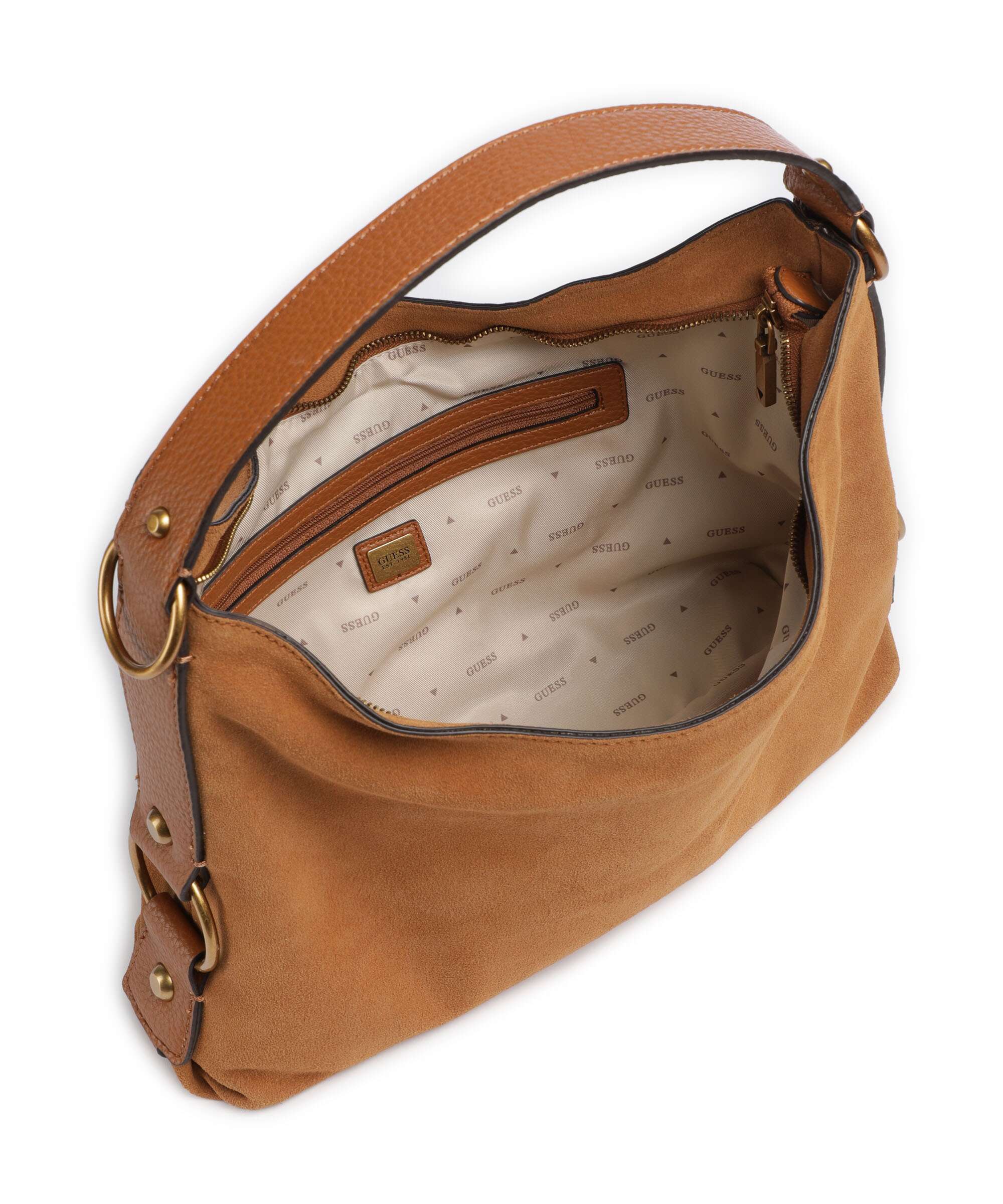Guess Camden Hobo tas cognac - Image 5