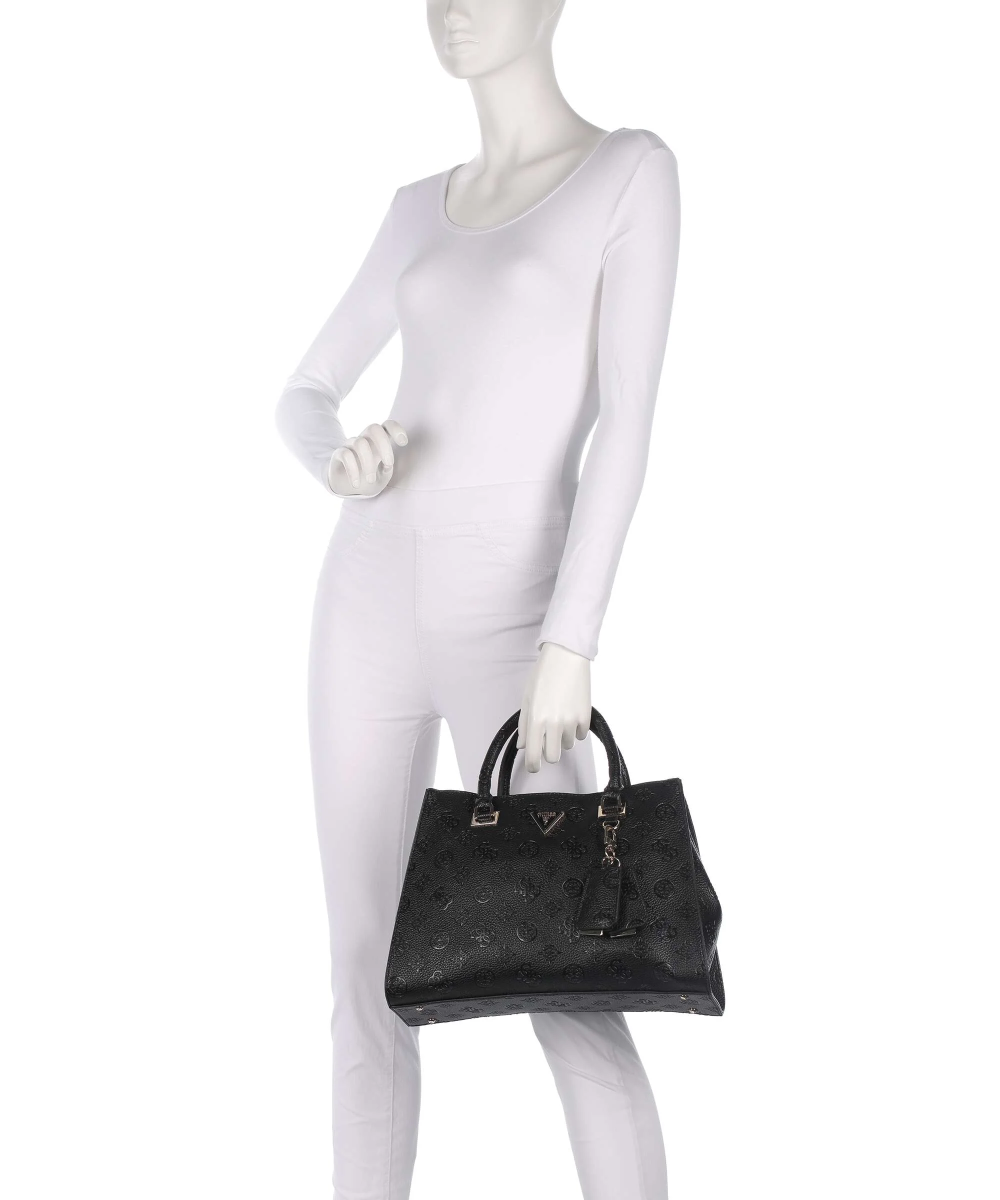 Guess Cresidia Handtas black logo - Image 3