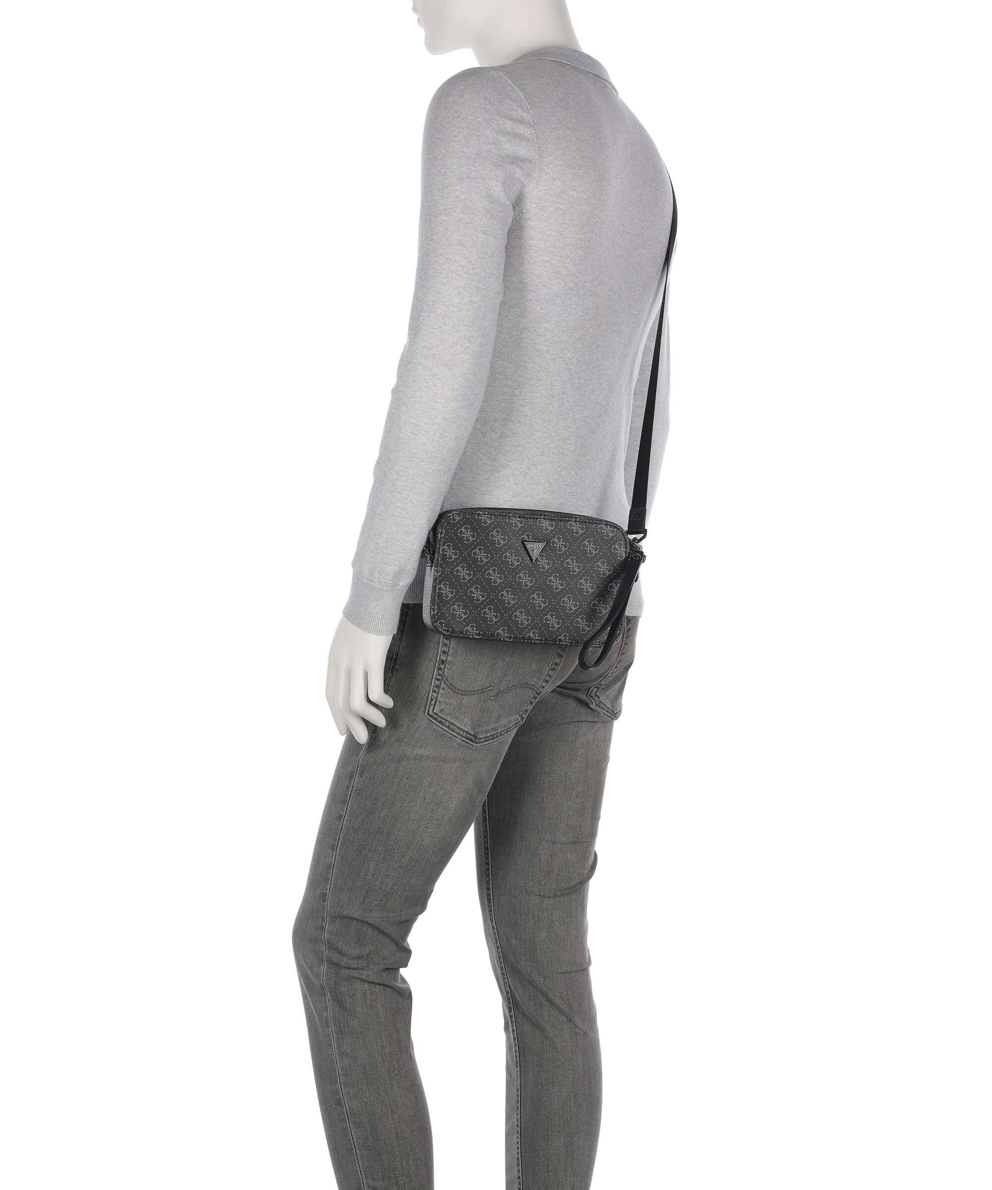 Guess Milano Crossbody tas dark black - Image 3