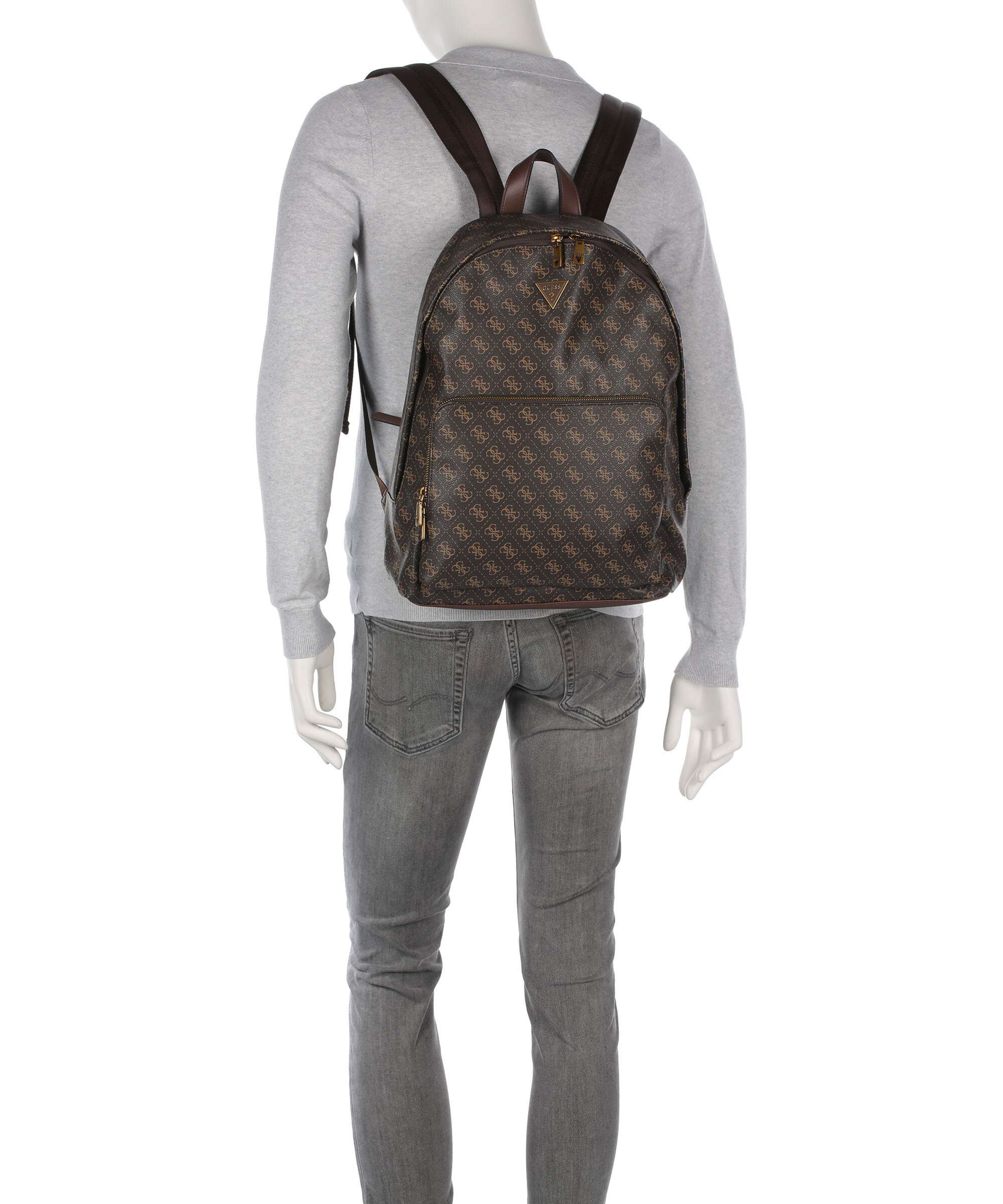 Guess Milano Rugzak brown/ochre/burgundy - Image 3