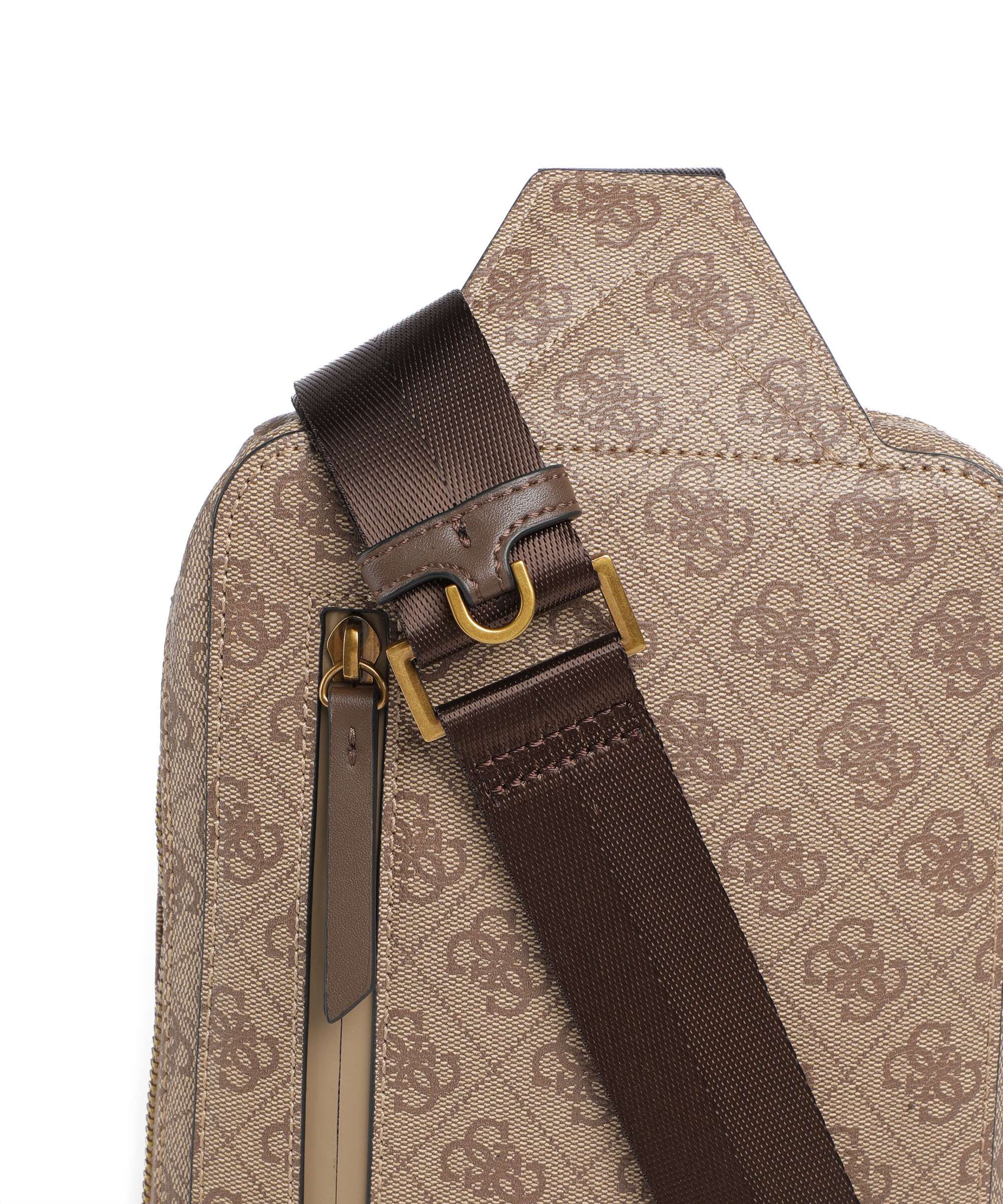 Guess Milano Sling rugzak beige/brown - Image 4