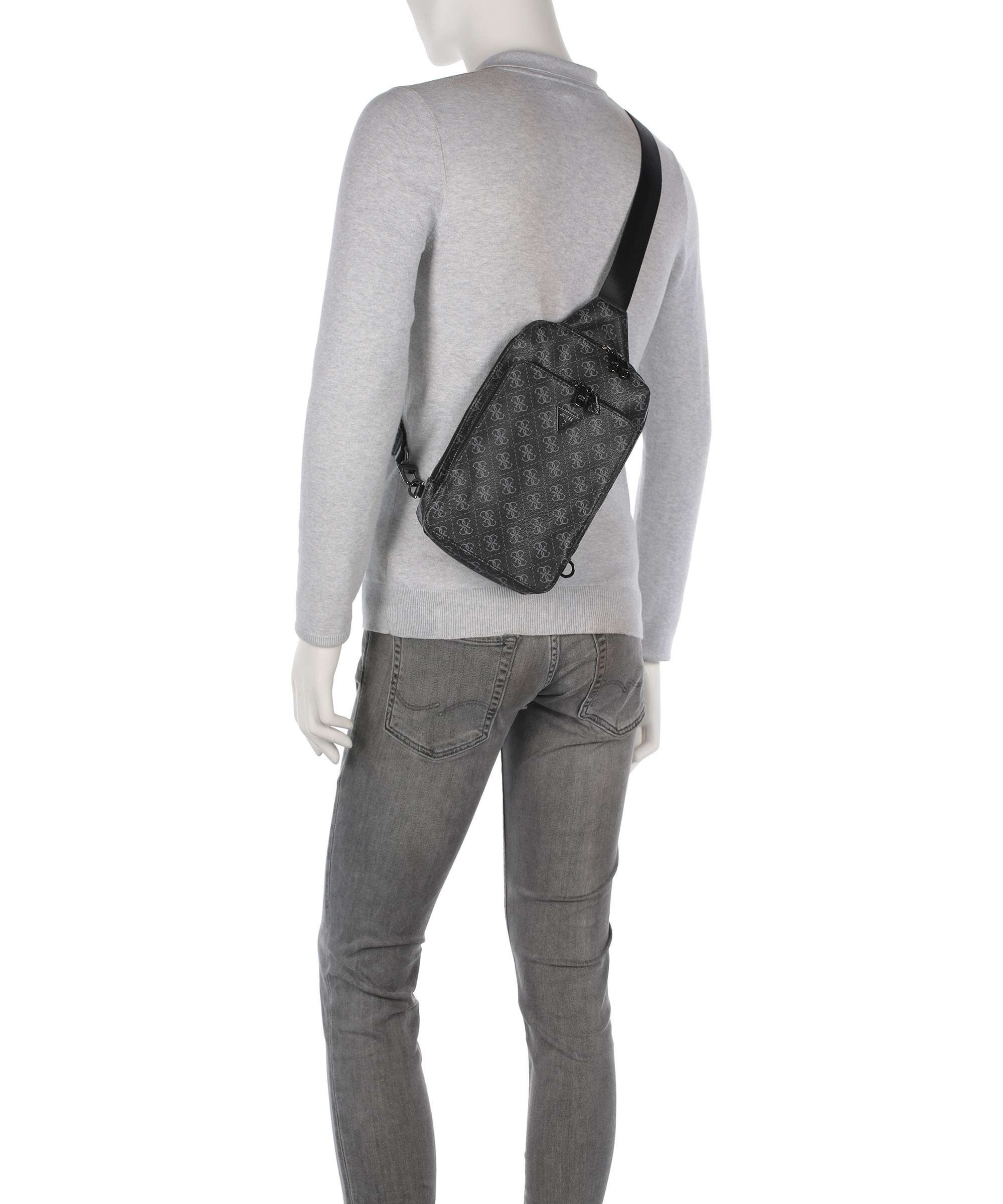 Guess Milano Sling rugzak dark black - Image 3