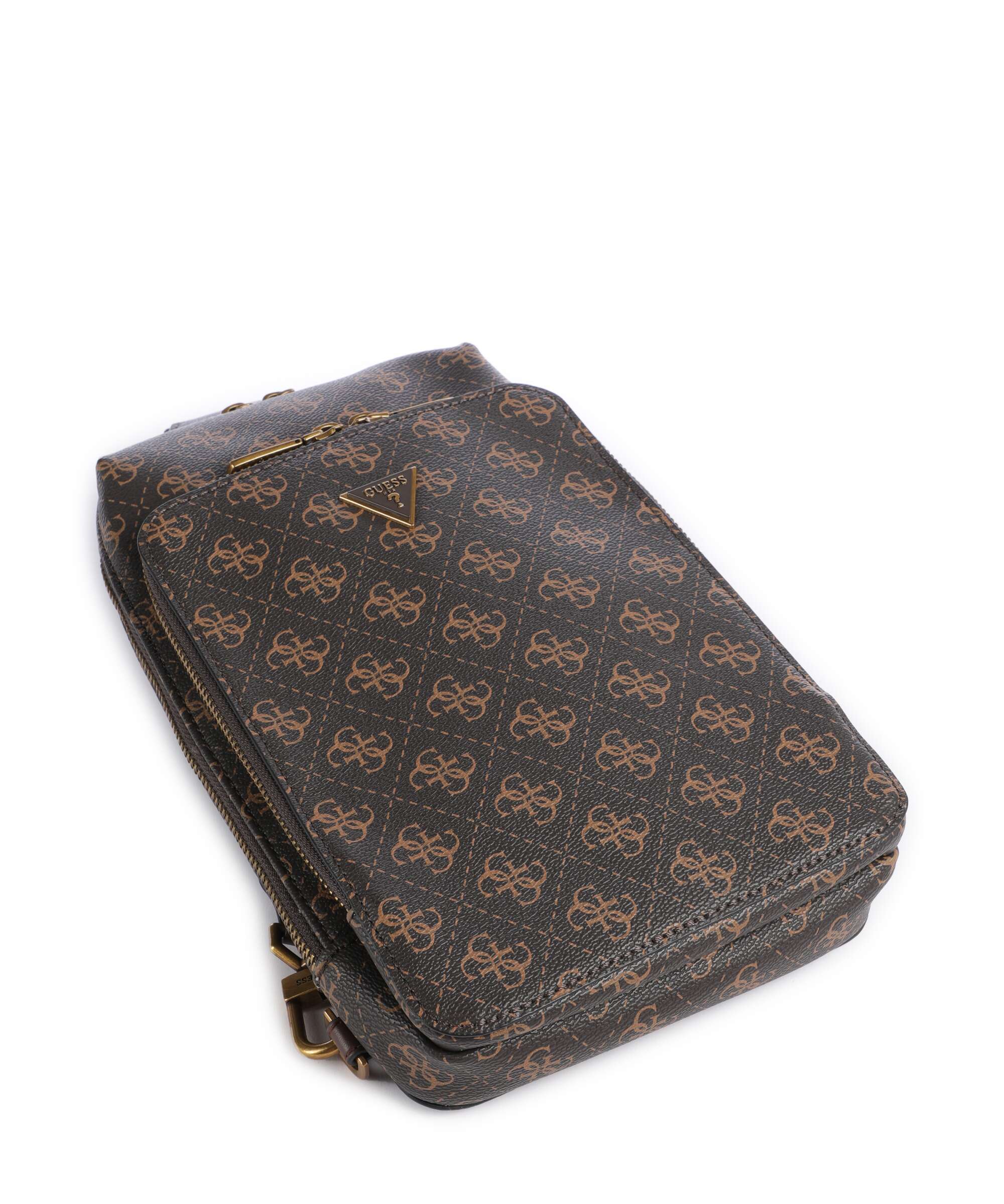 Guess Milano Sling rugzak brown/ochre/burgundy - Image 5