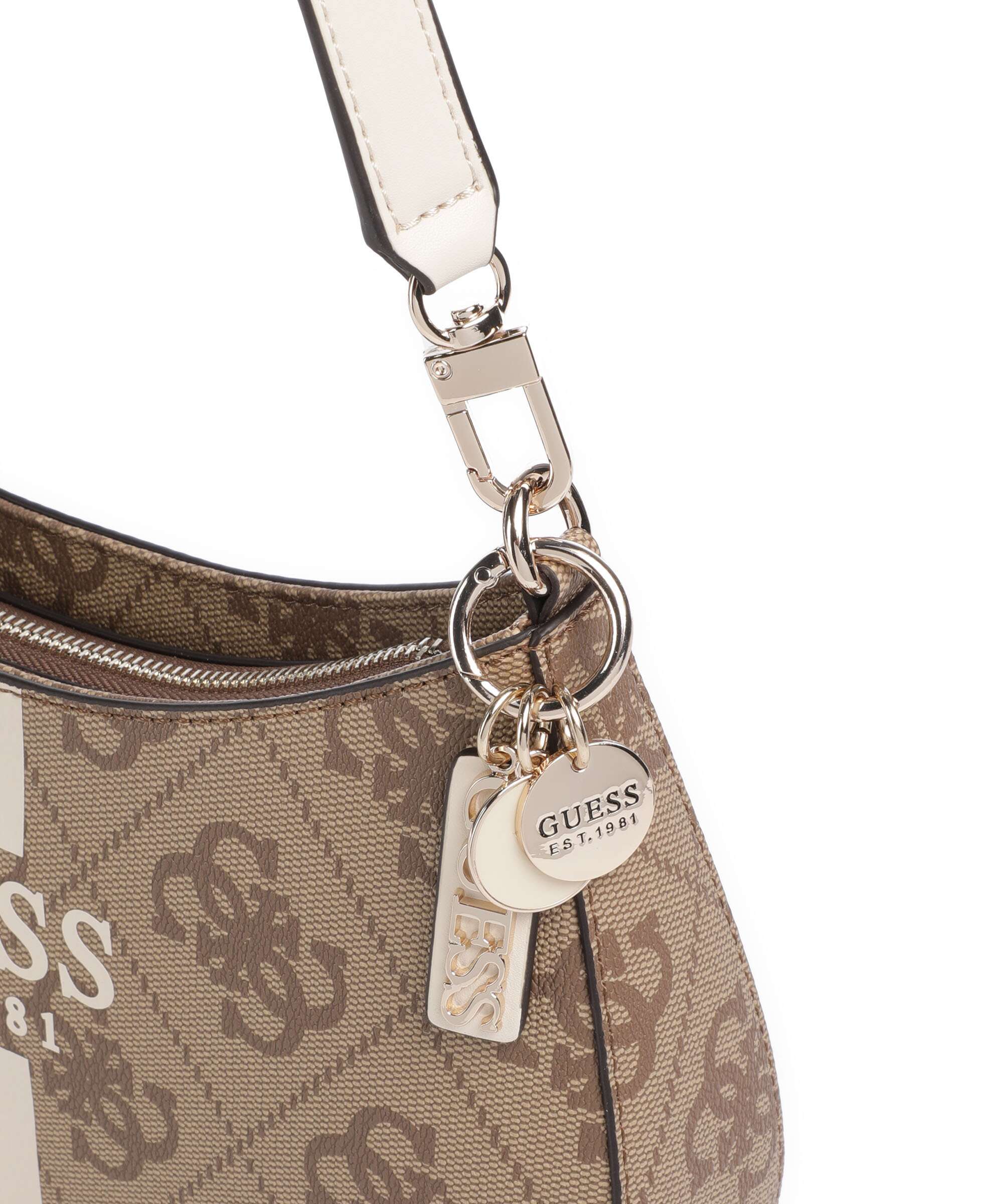 Guess Noelle 4G Logo Schoudertas latte logo - Image 4