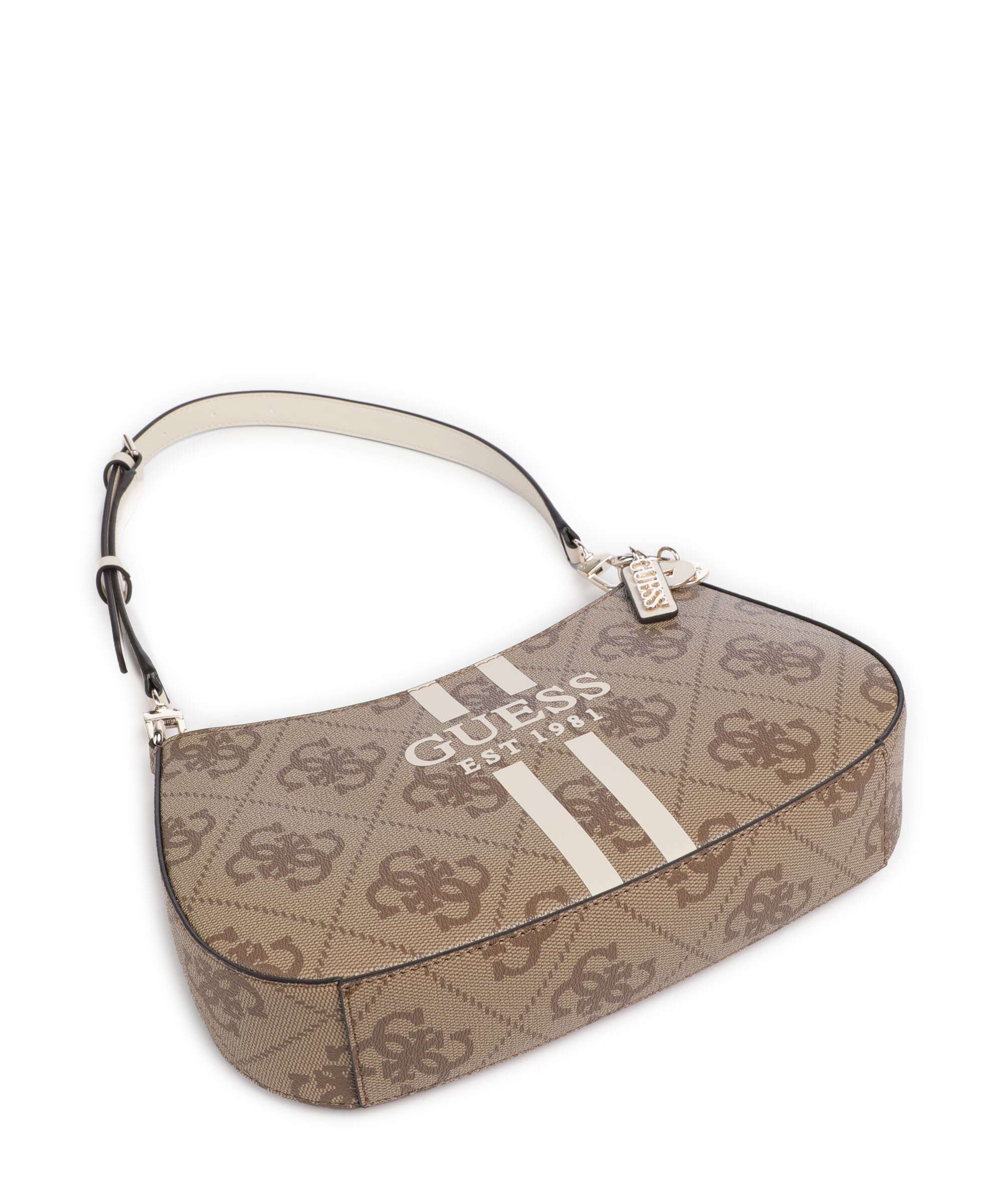 Guess Noelle 4G Logo Schoudertas latte logo - Image 5