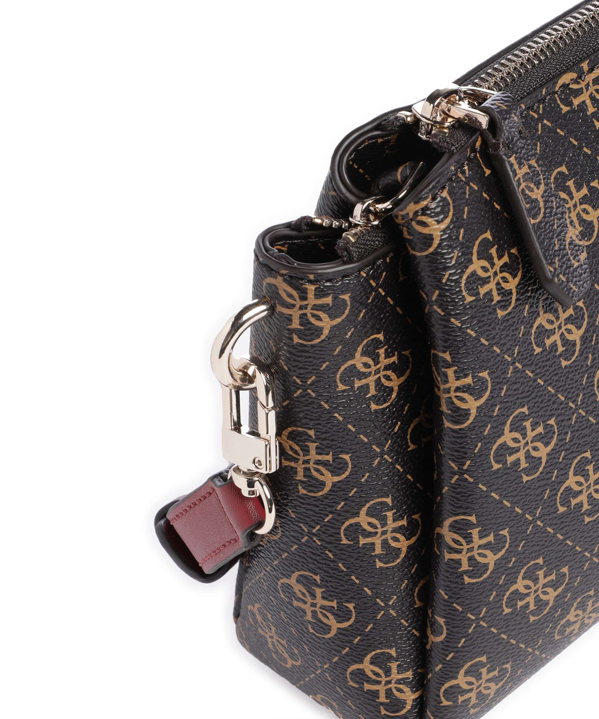 Guess Noelle Q Logo Crossbody tas brown - Image 4