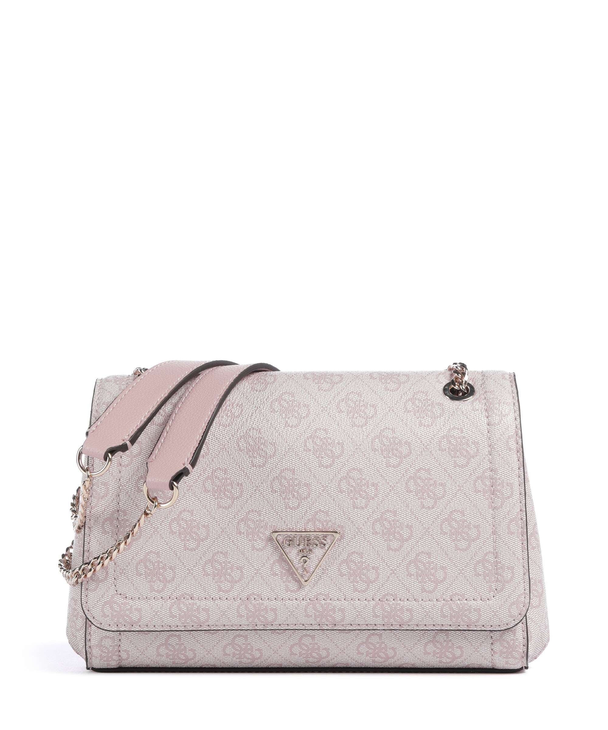 Guess Noelle Schoudertas orchid logo