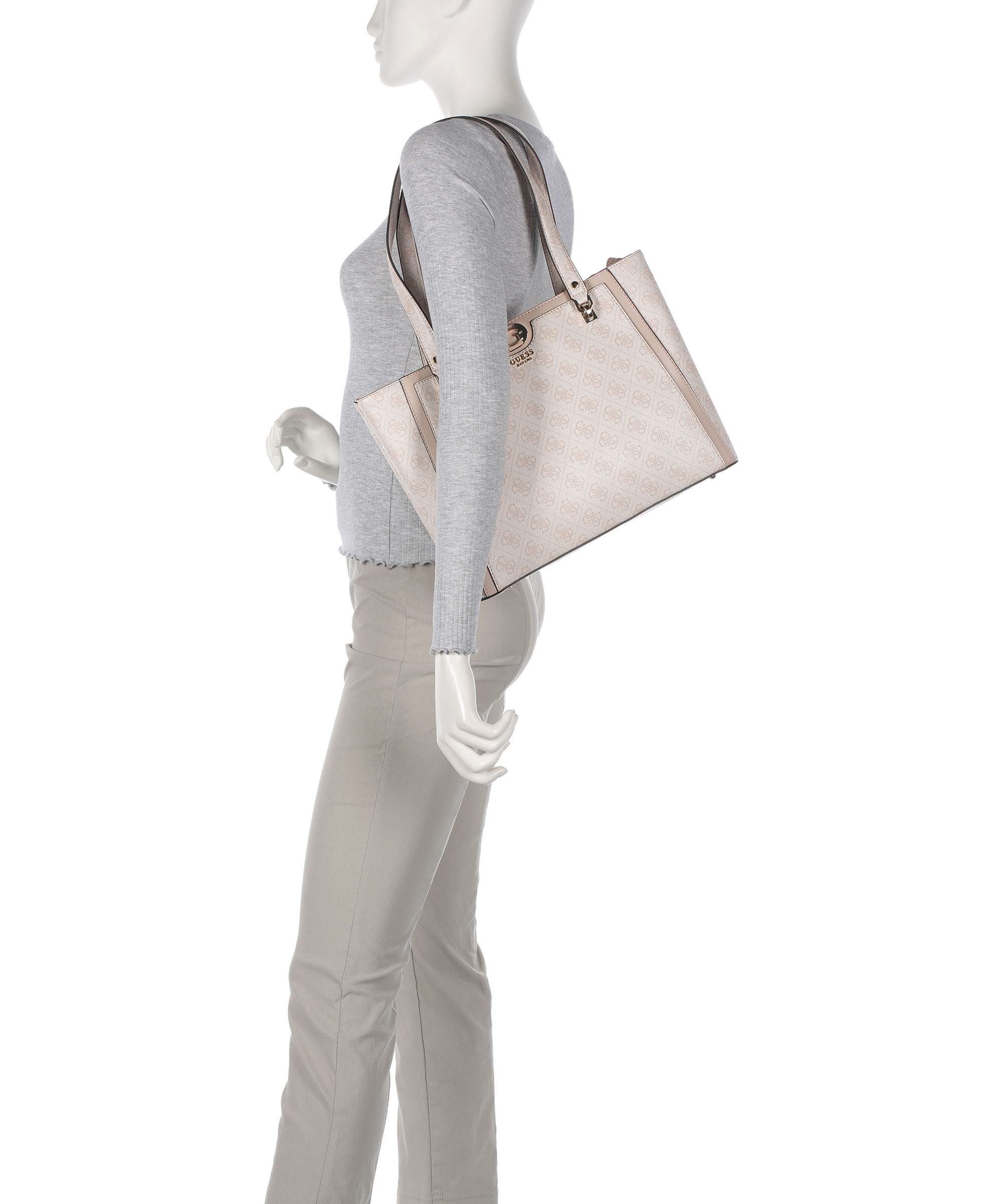 Guess Orlina 4G Logo Boodschappentas sand logo - Image 3