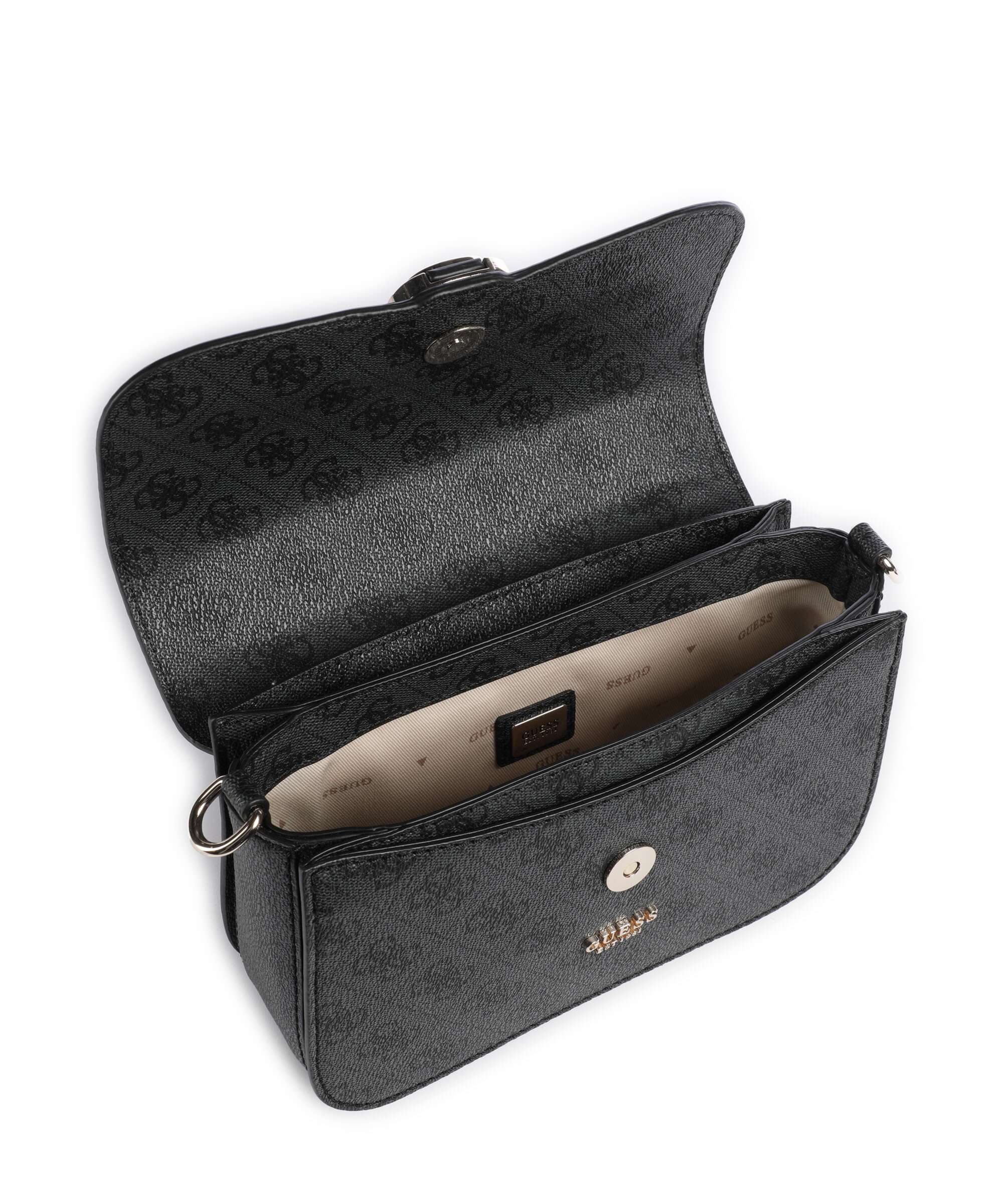 Guess Orlina 4G Logo Crossbody tas coal logo - Image 6
