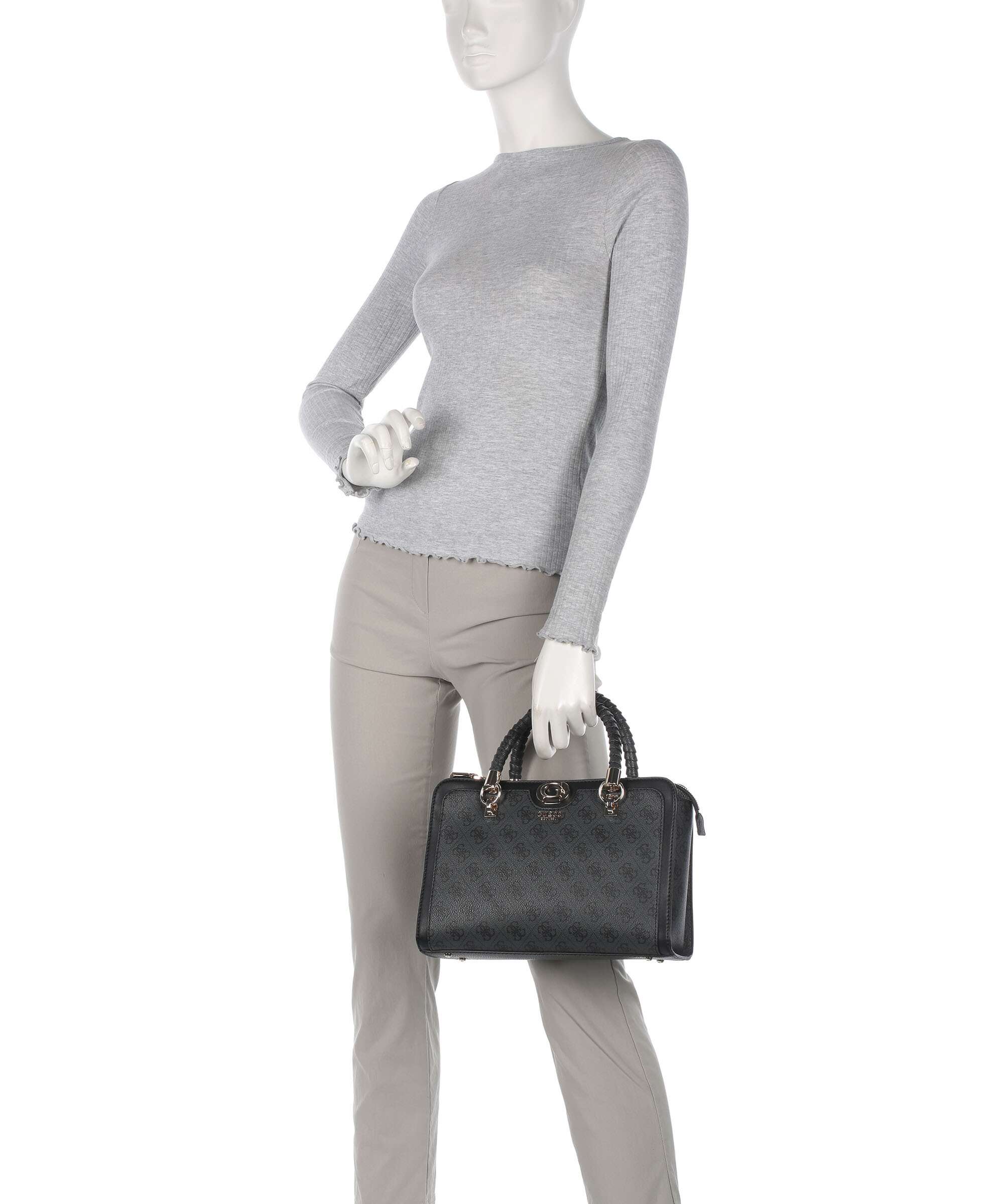 Guess Orlina 4G Logo Handtas coal logo - Image 3