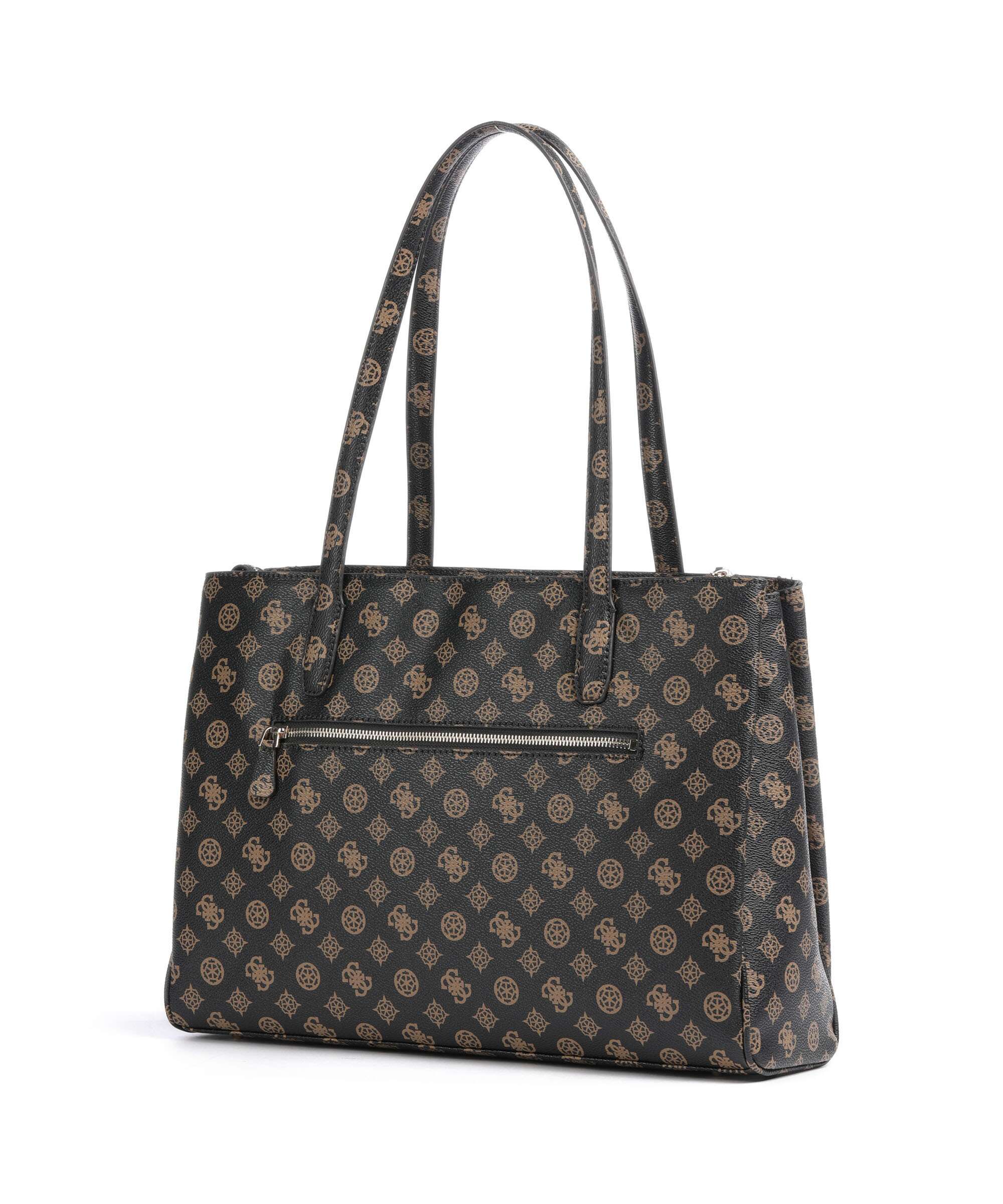Guess Power Play Boodschappentas mocha logo - Image 2