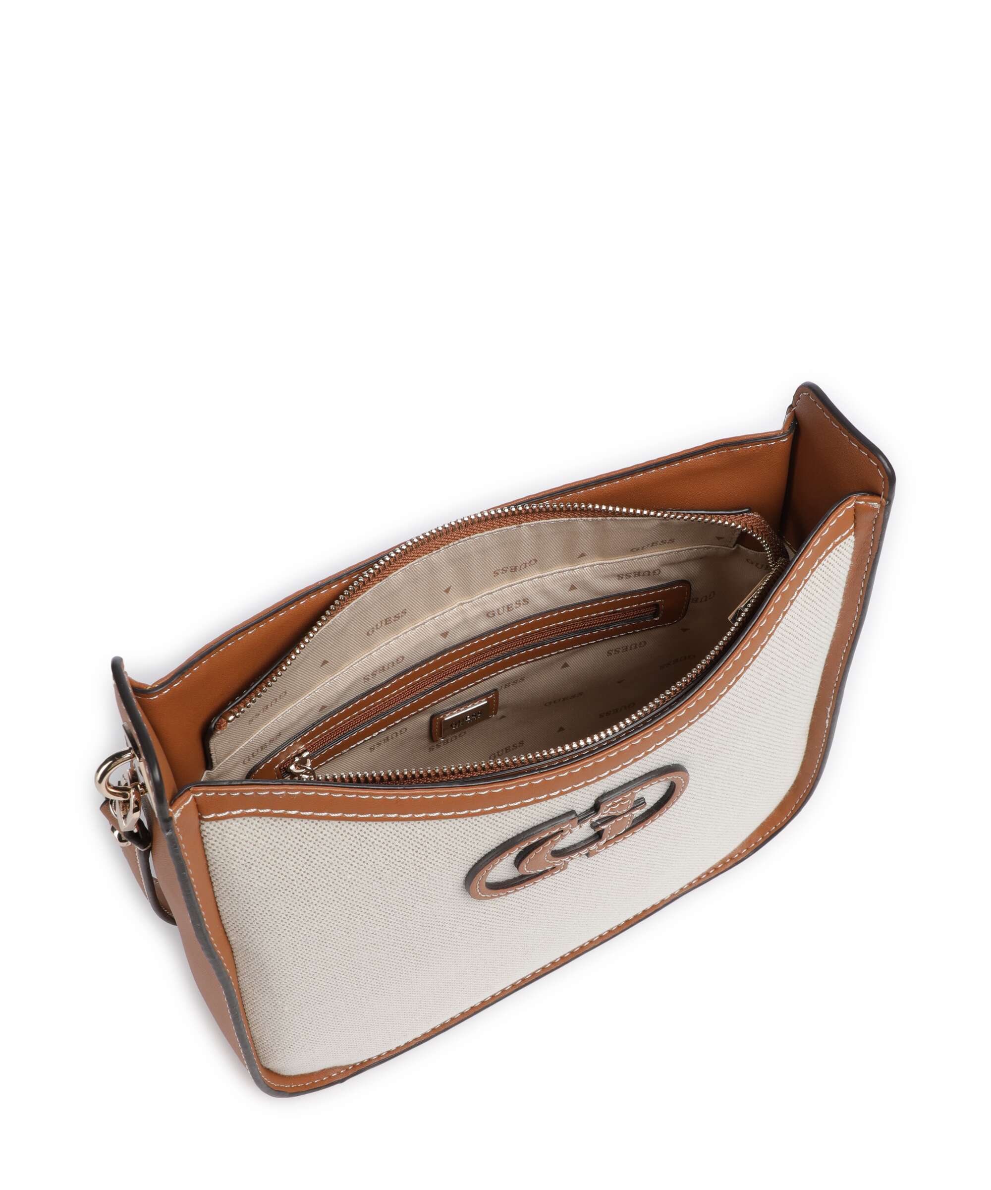 Guess Sebina Schoudertas natural/caramel - Image 6