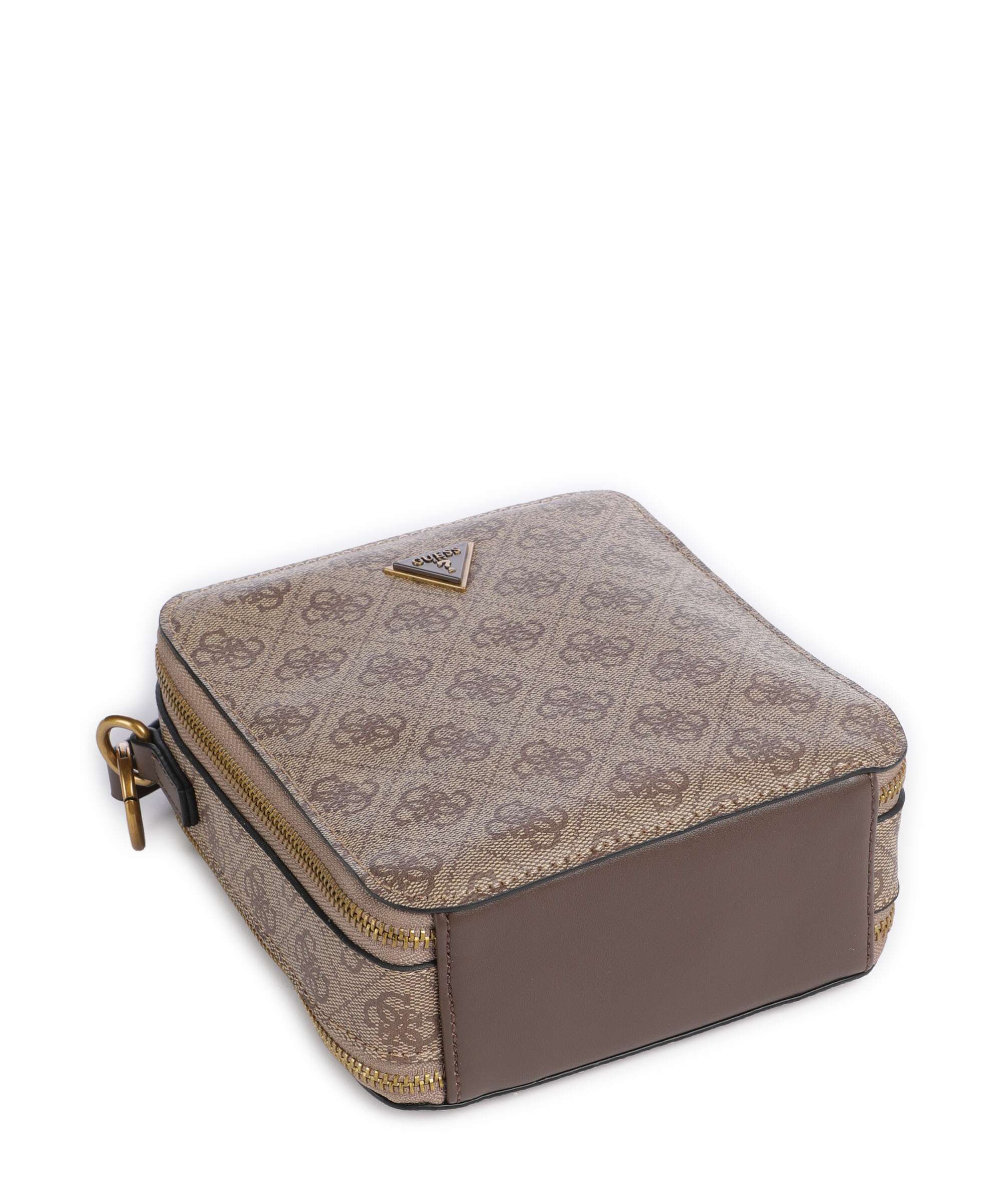 Guess Torino 4G Eco Crossbody tas beige/brown - Image 5
