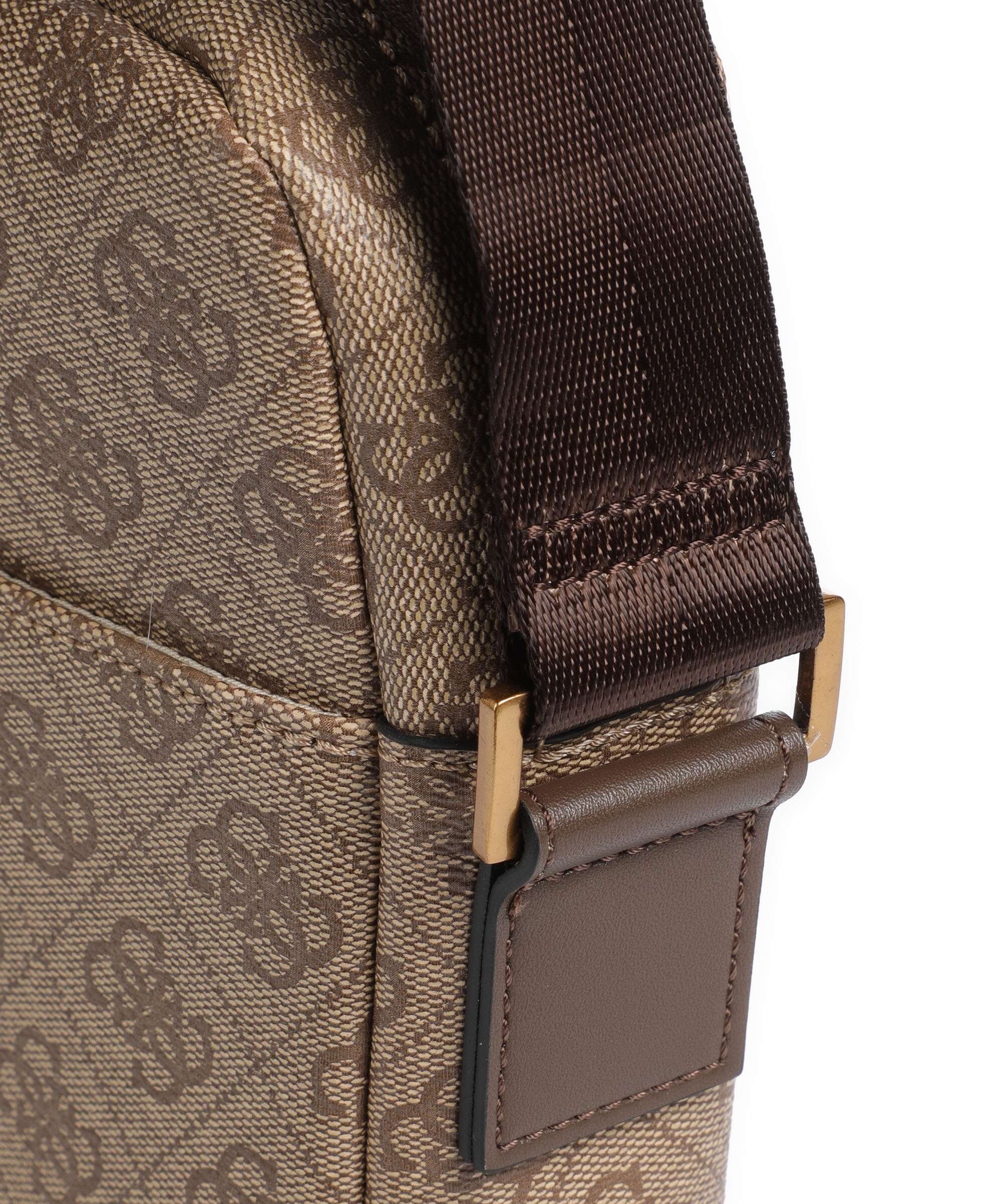 Guess Torino Eco Crossbody tas beige/brown - Image 4