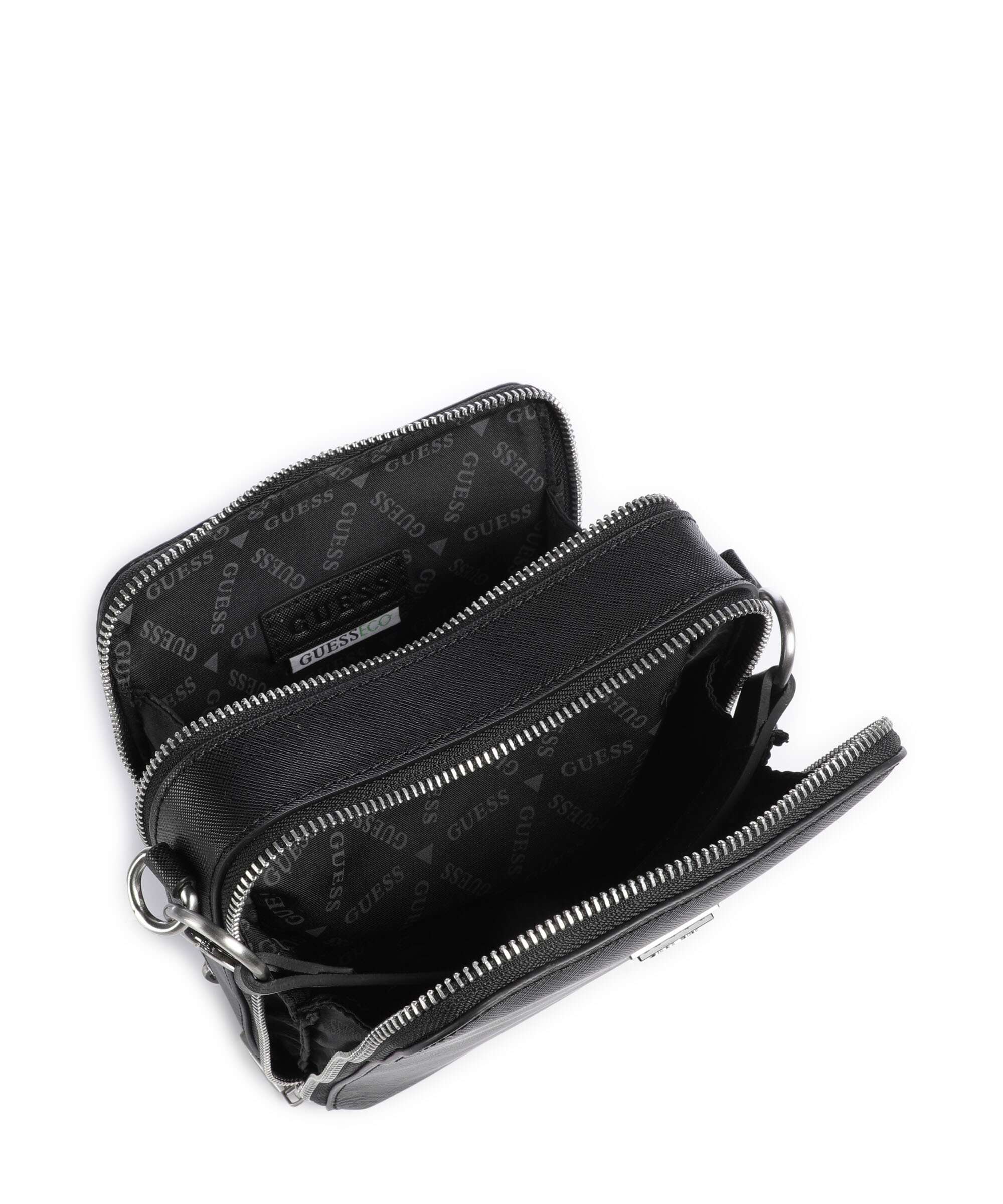 Guess Torino Eco Crossbody tas black - Image 6
