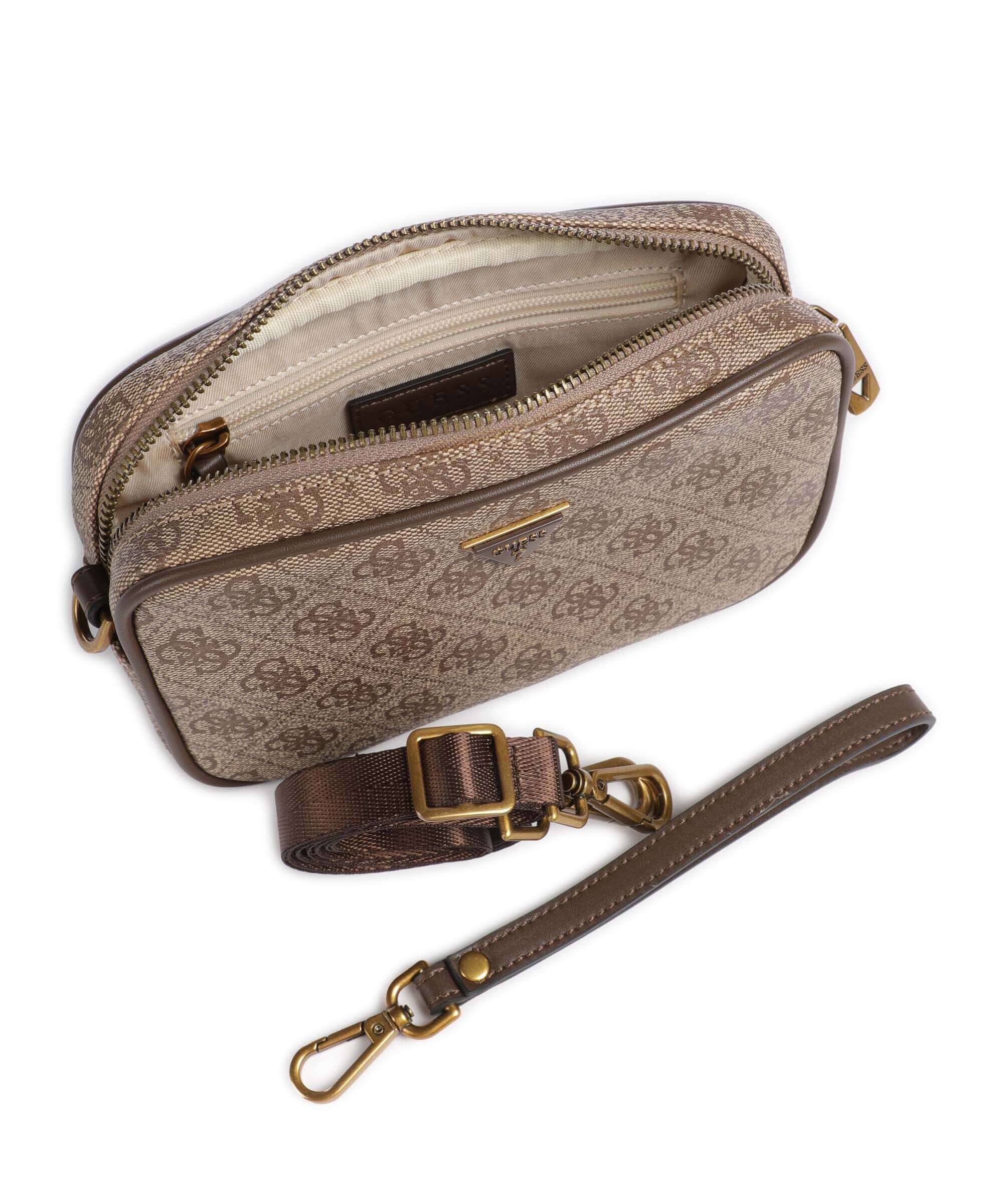 Guess Vezzola Eco Crossbody tas beige/brown - Image 6