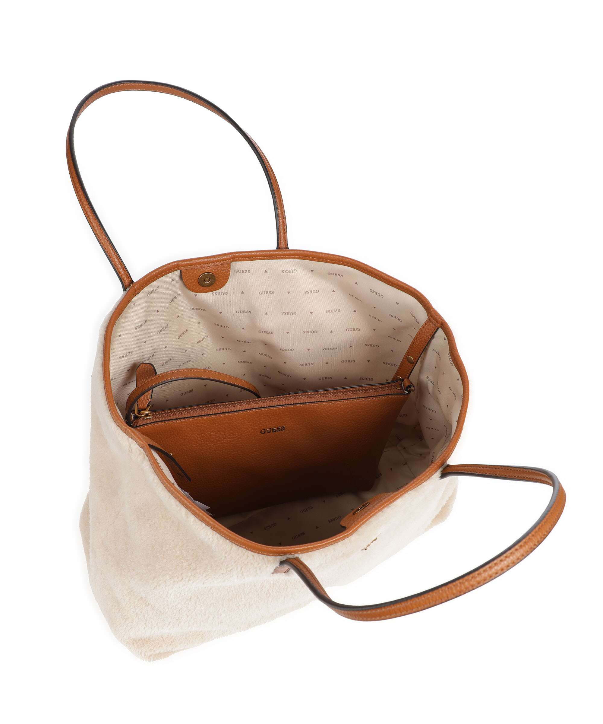 Guess Victtoria Large Boodschappentas natural/cognac - Image 6