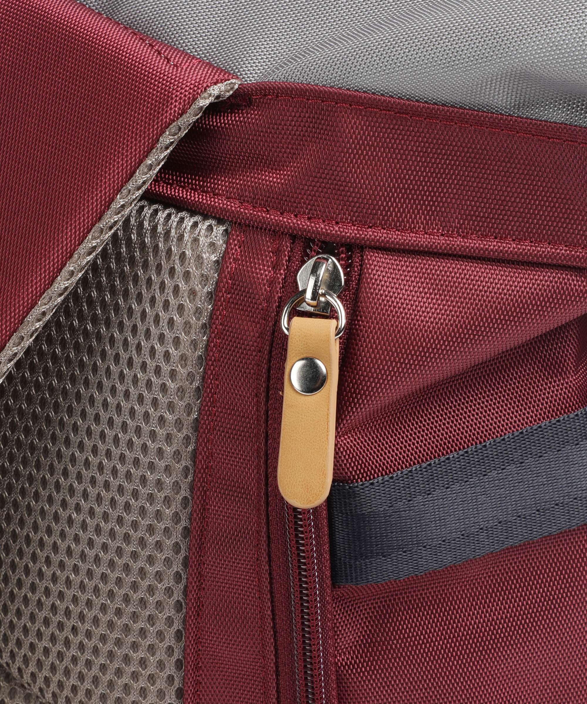 Harvest Label Norikura 2.0 Rolltop rugzak burgundy - Image 5