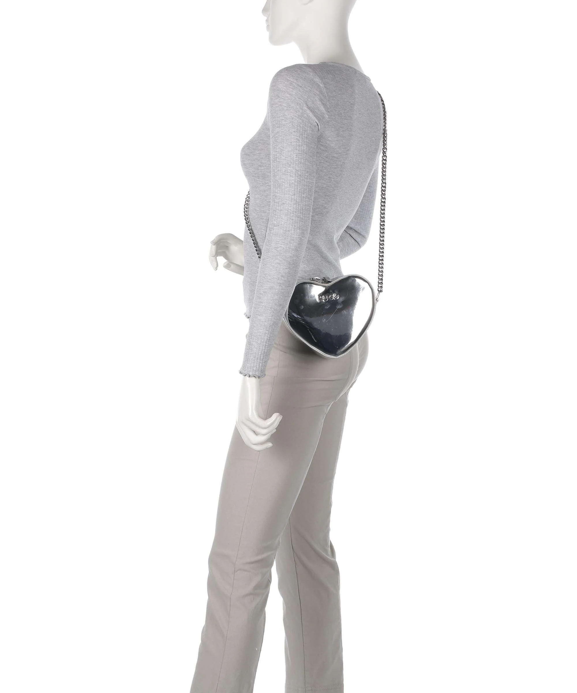 Hugo Love Crossbody tas silver - Image 3