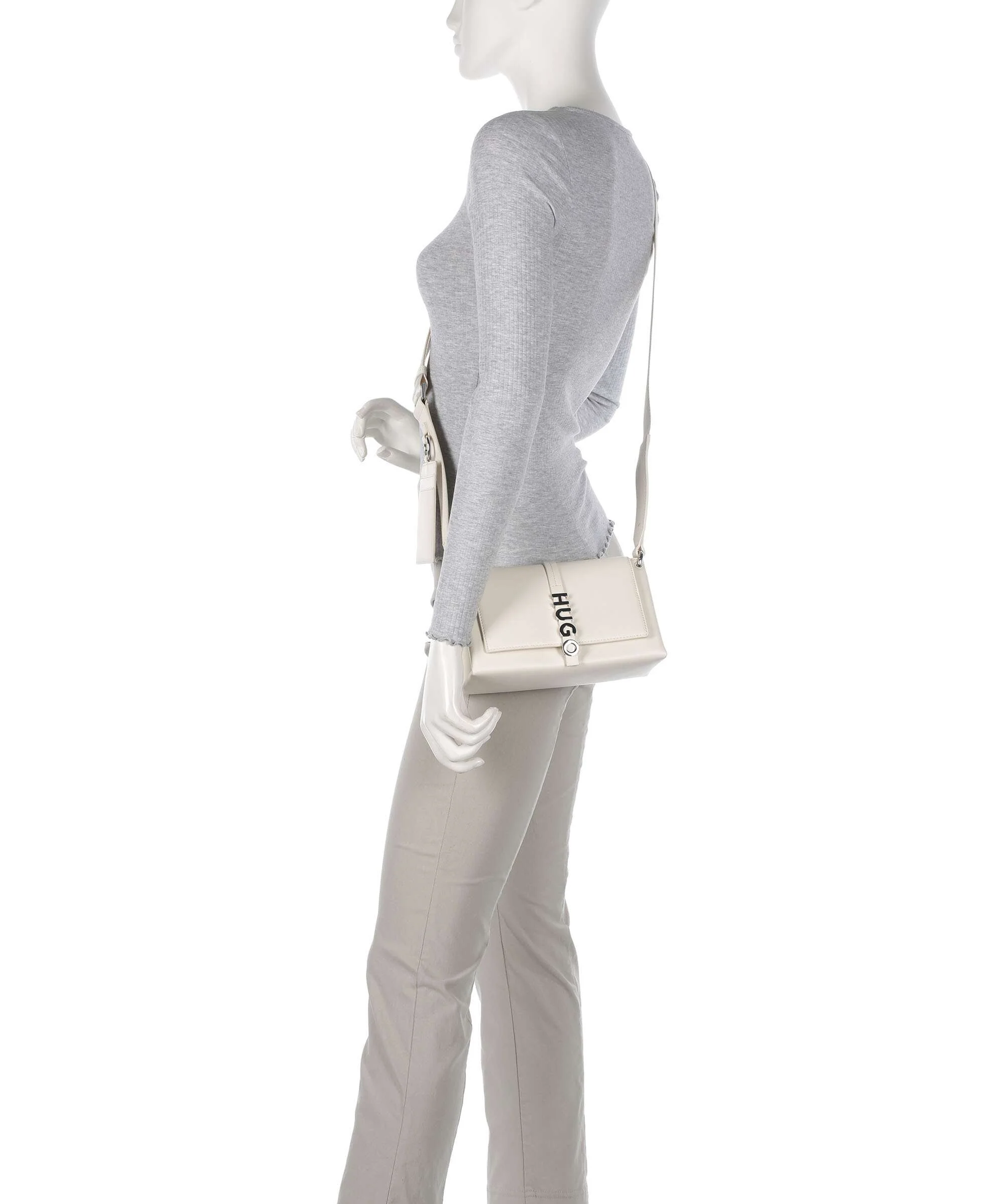 Hugo Mel Crossbody tas open white - Image 3