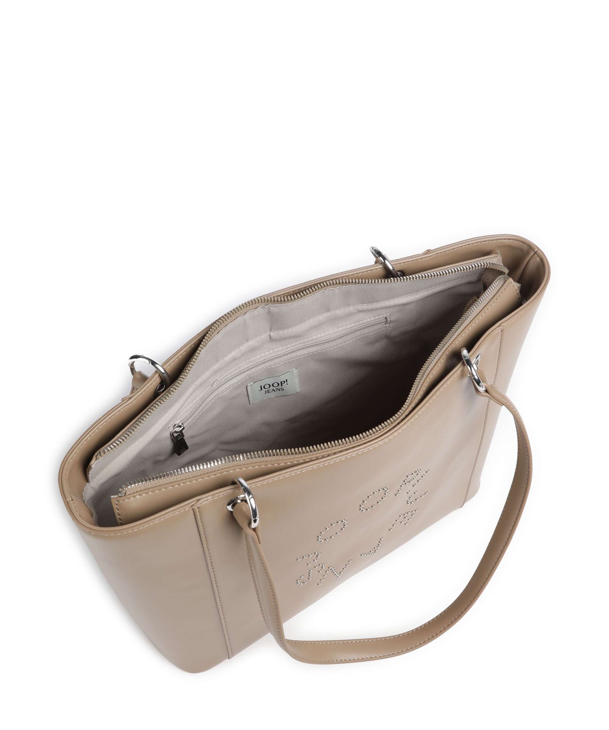 JOOP! Jeans Giro Borchia Imani Boodschappentas taupe - Image 5