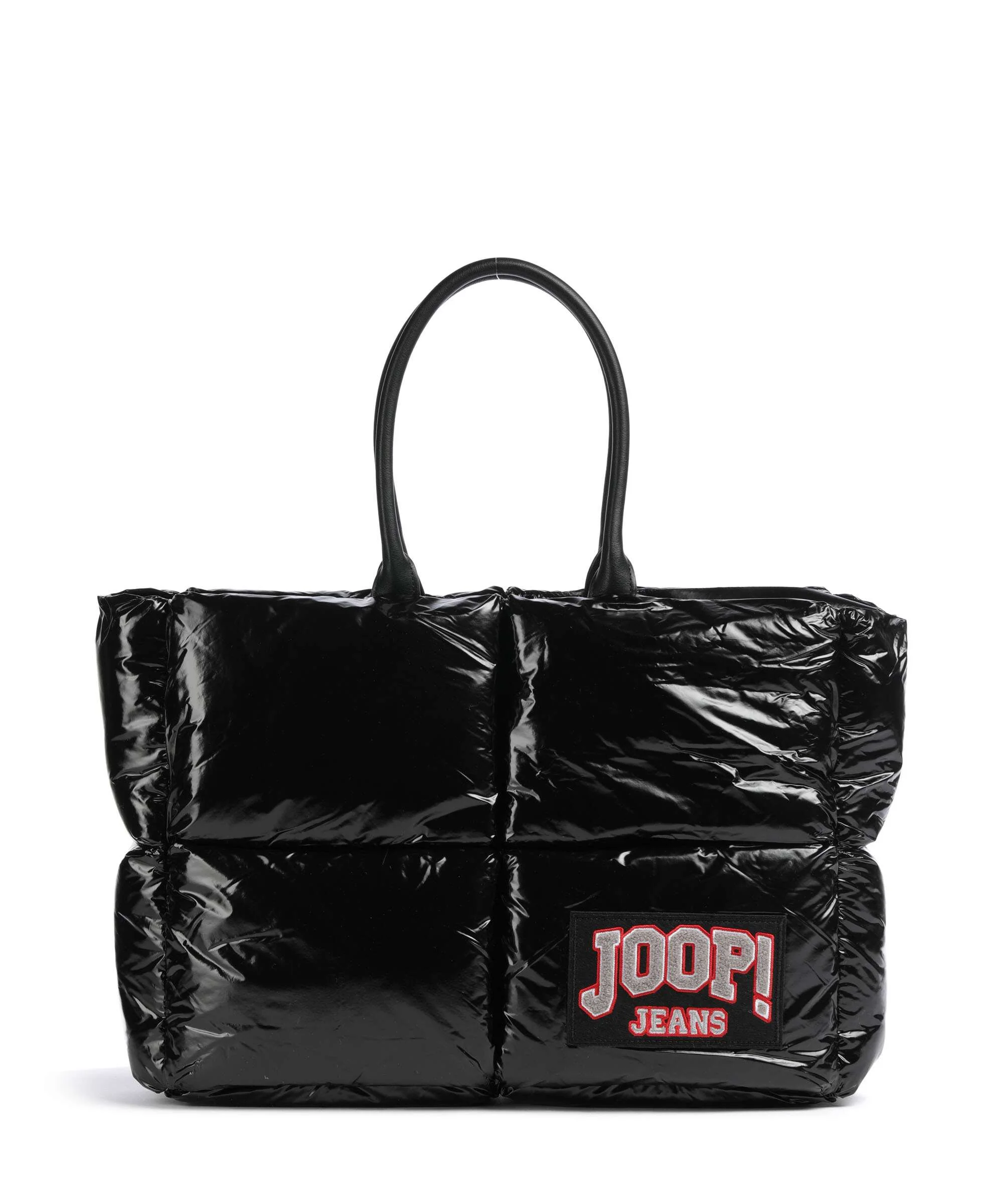 JOOP! Jeans Varsity May Boodschappentas black