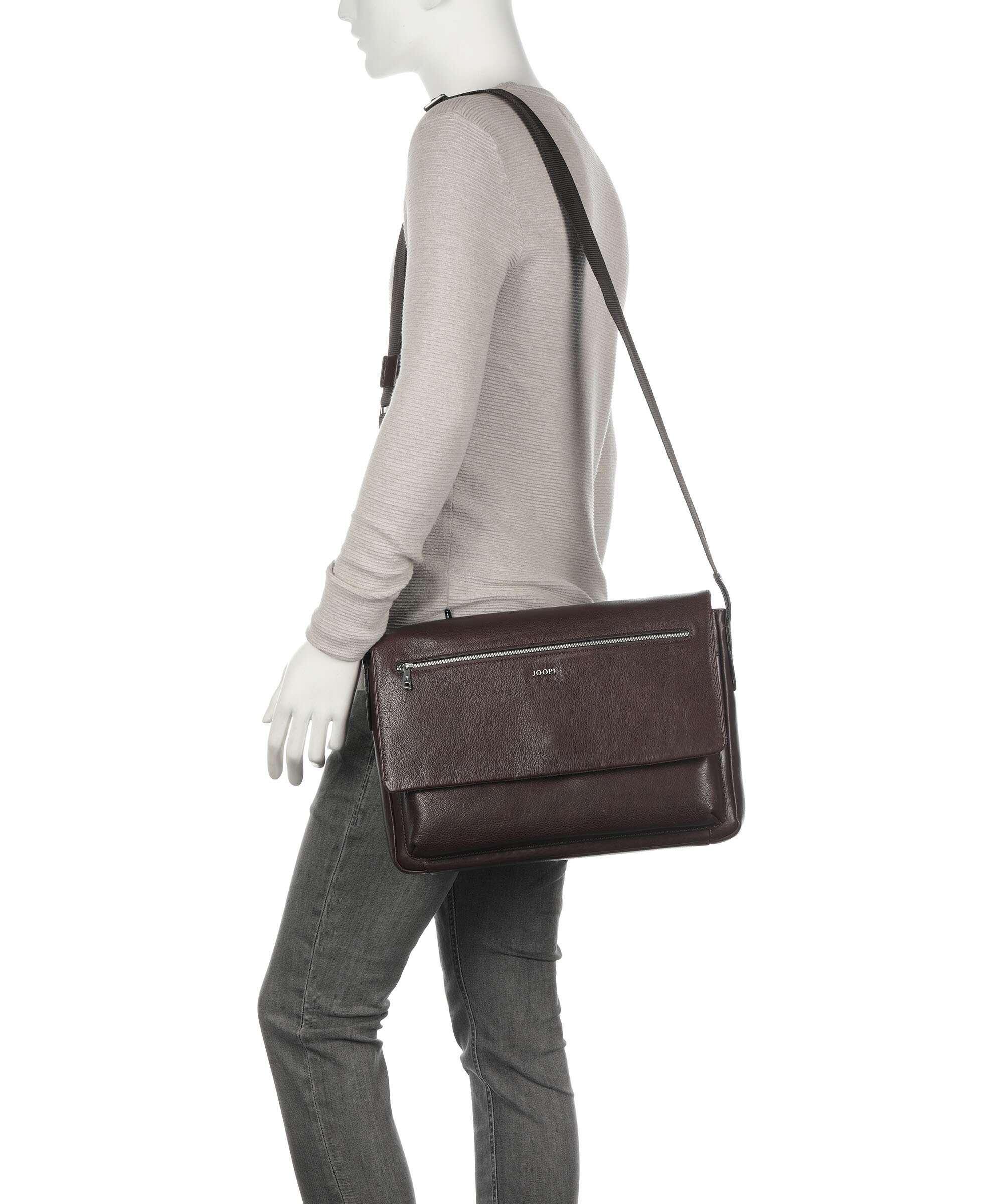 JOOP! Treviso Janis Koerierstas dark brown - Image 3