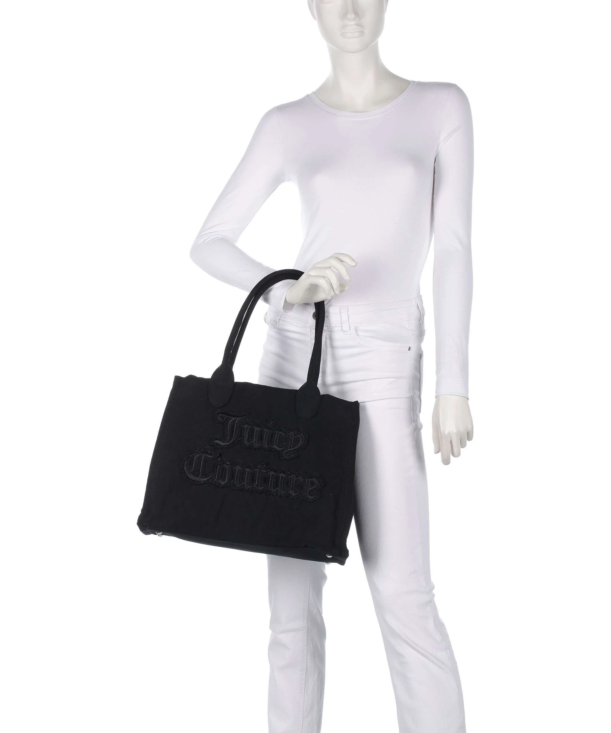 Juicy Couture Iris Distressed L Boodschappentas black - Image 3