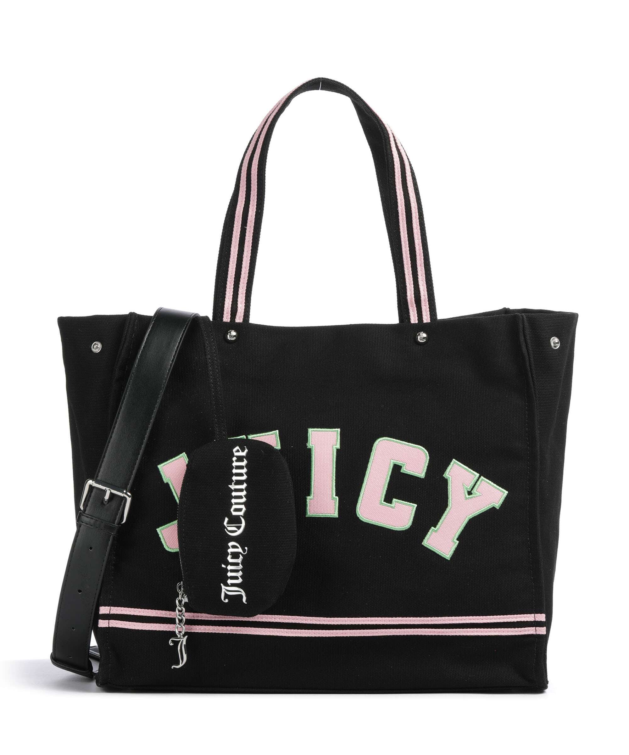 Juicy Couture Iris Patch Canvas L Boodschappentas black/juicy pink - Image 2