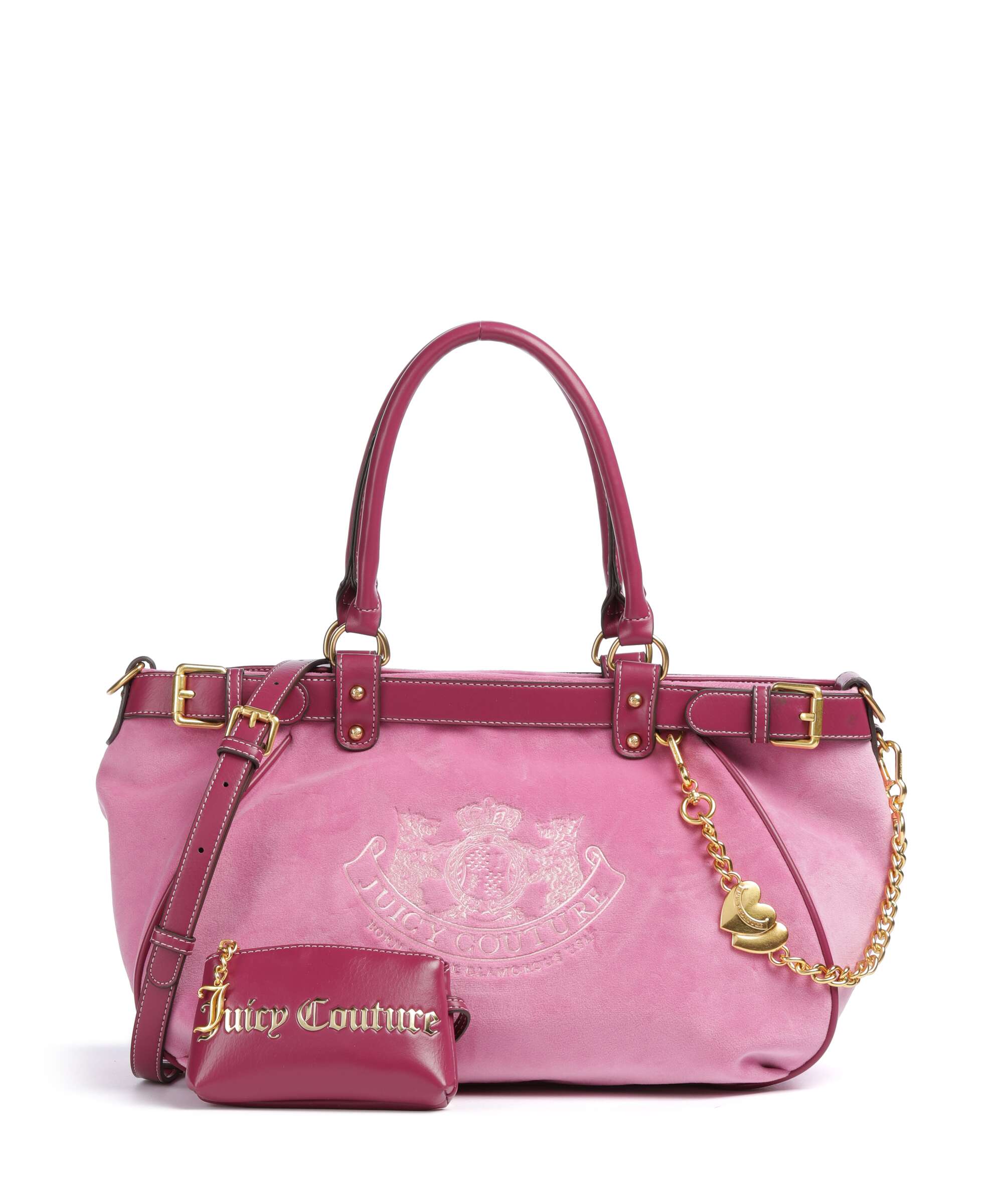 Juicy Couture Twig Narrative Velvet L Boodschappentas super pink - Image 4