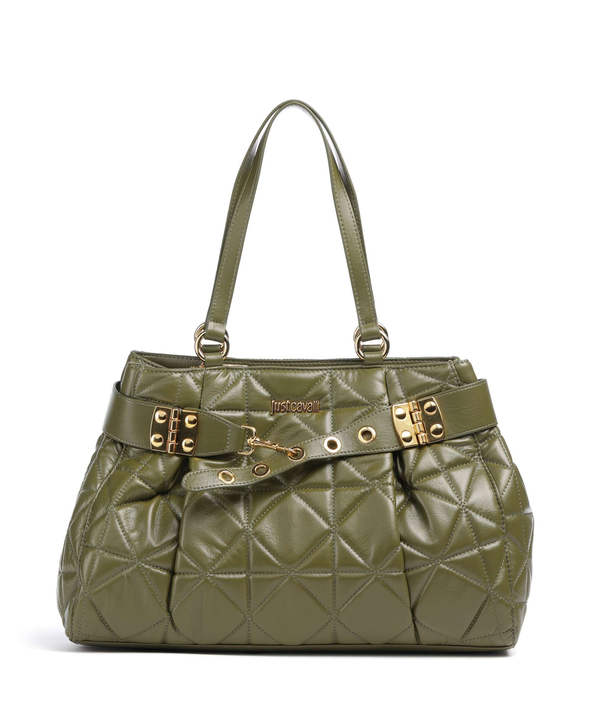 Just Cavalli Boodschappentas military olive