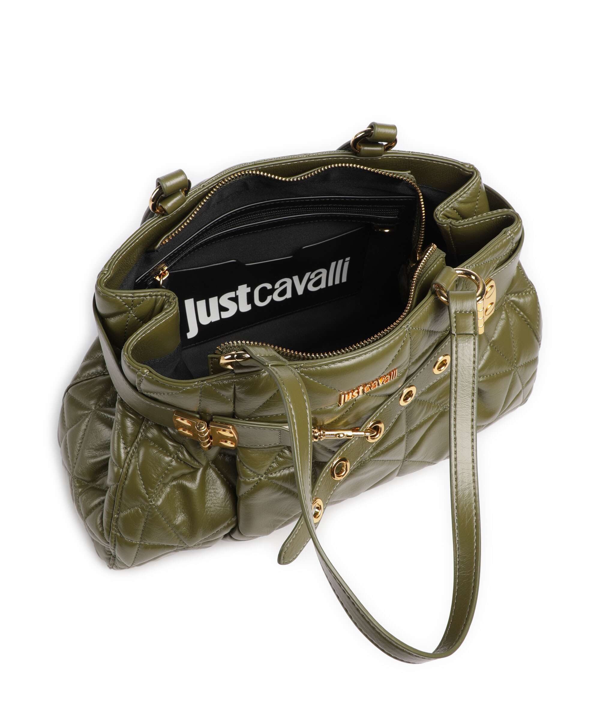 Just Cavalli Boodschappentas military olive - Image 6