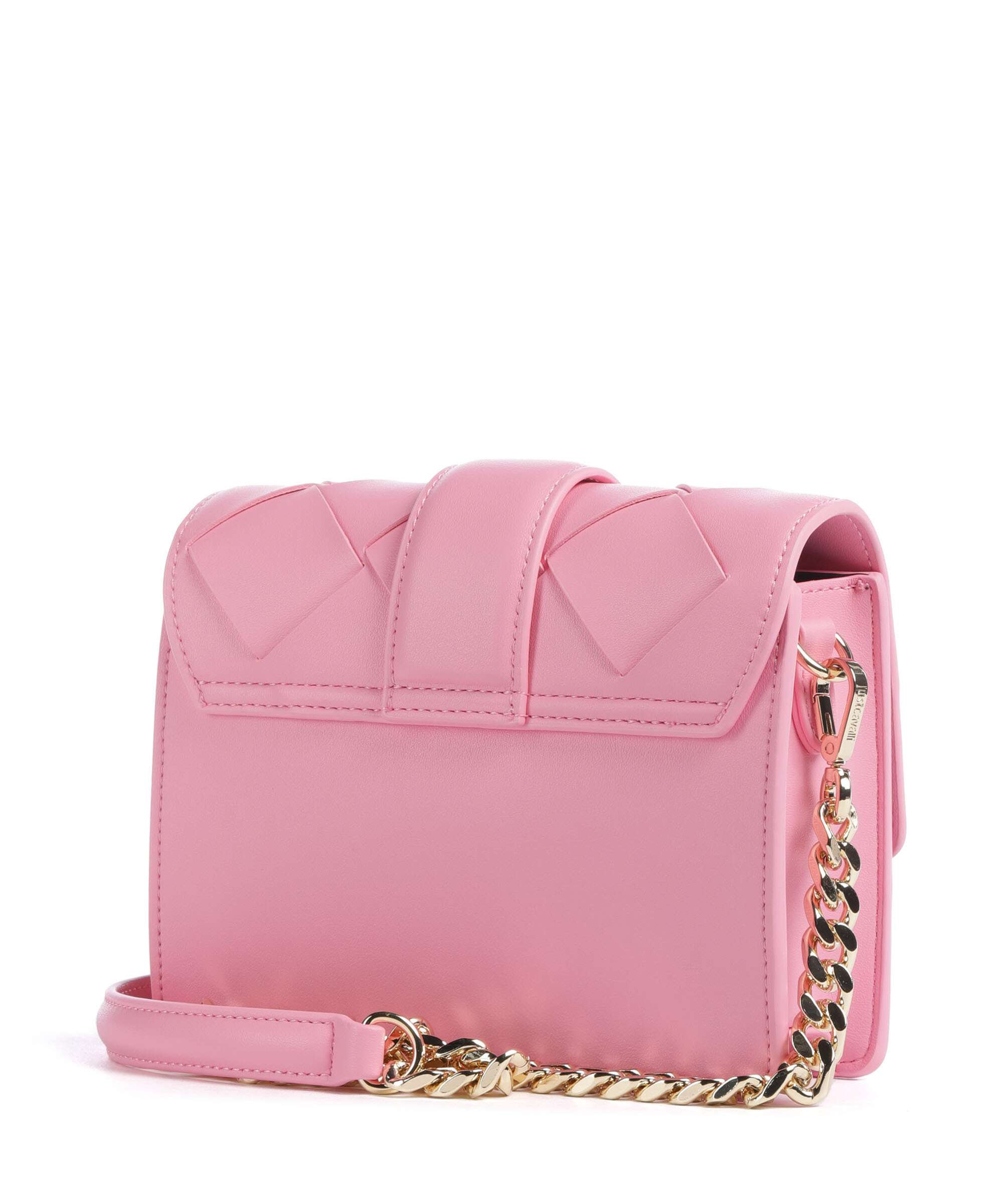 Just Cavalli Iconic Snakes Braided Crossbody tas begonia pink - Image 2