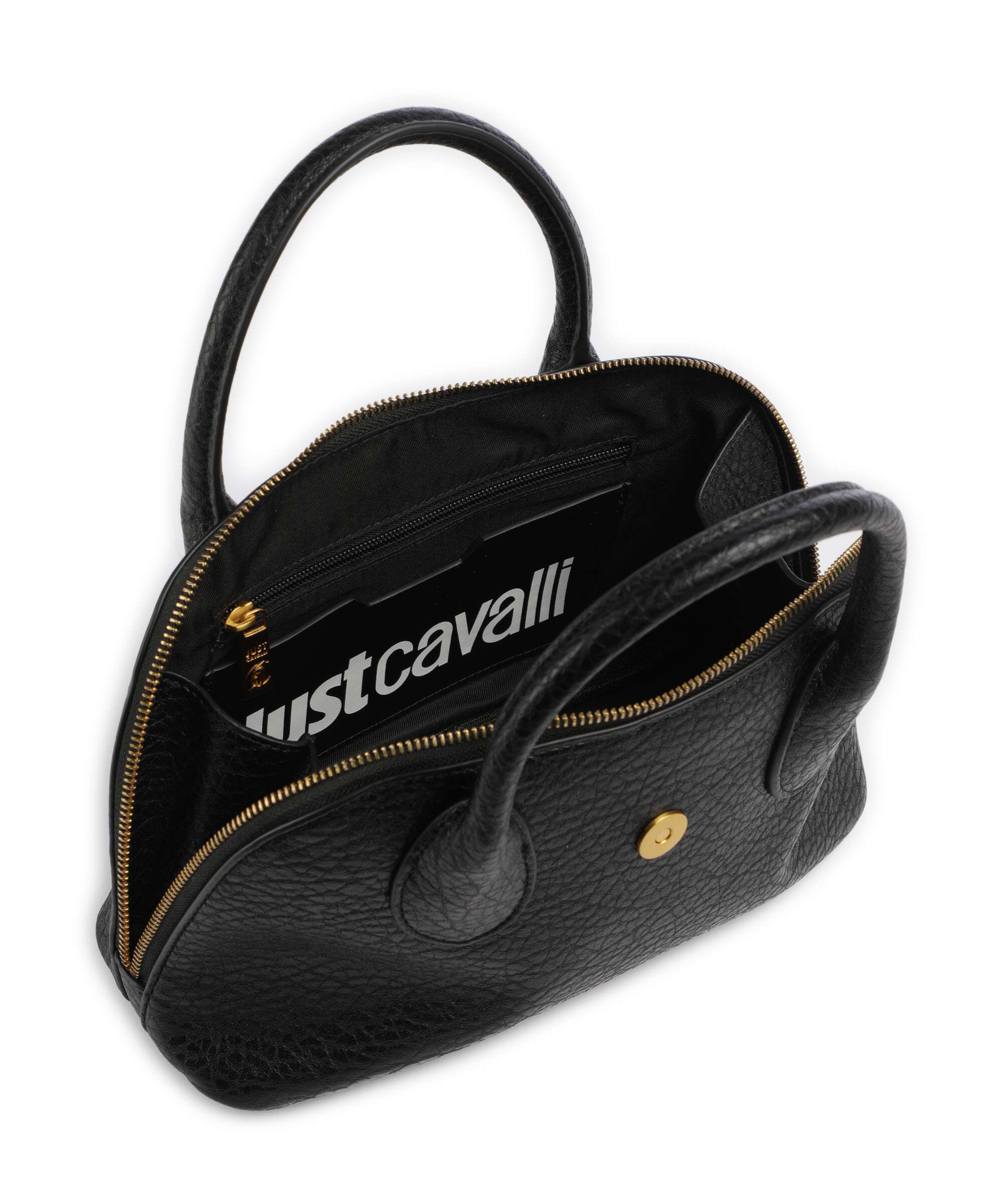 Just Cavalli Iconic Snakes Braided Handtas black - Image 5