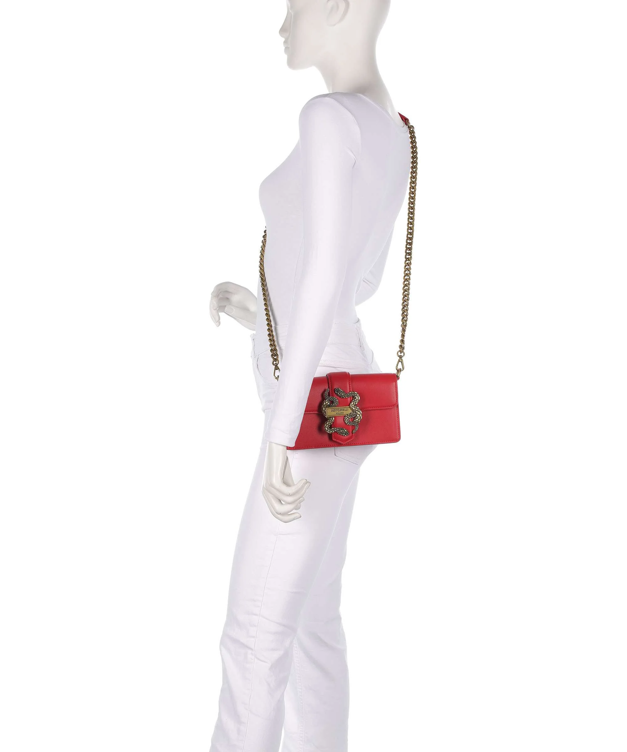 Just Cavalli Iconic Snakes Portemonnee tango red - Image 3